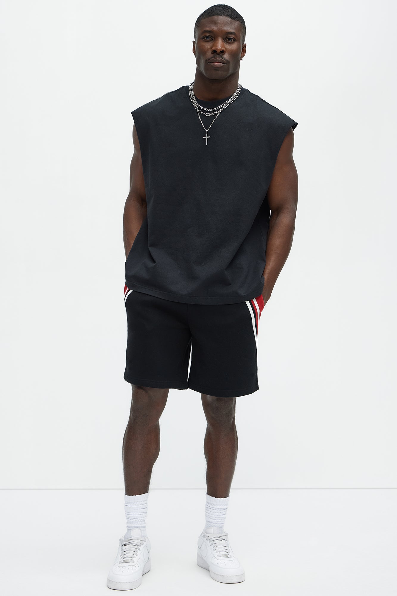 Tyson Headstrong Sweatshorts - Black - Image 3
