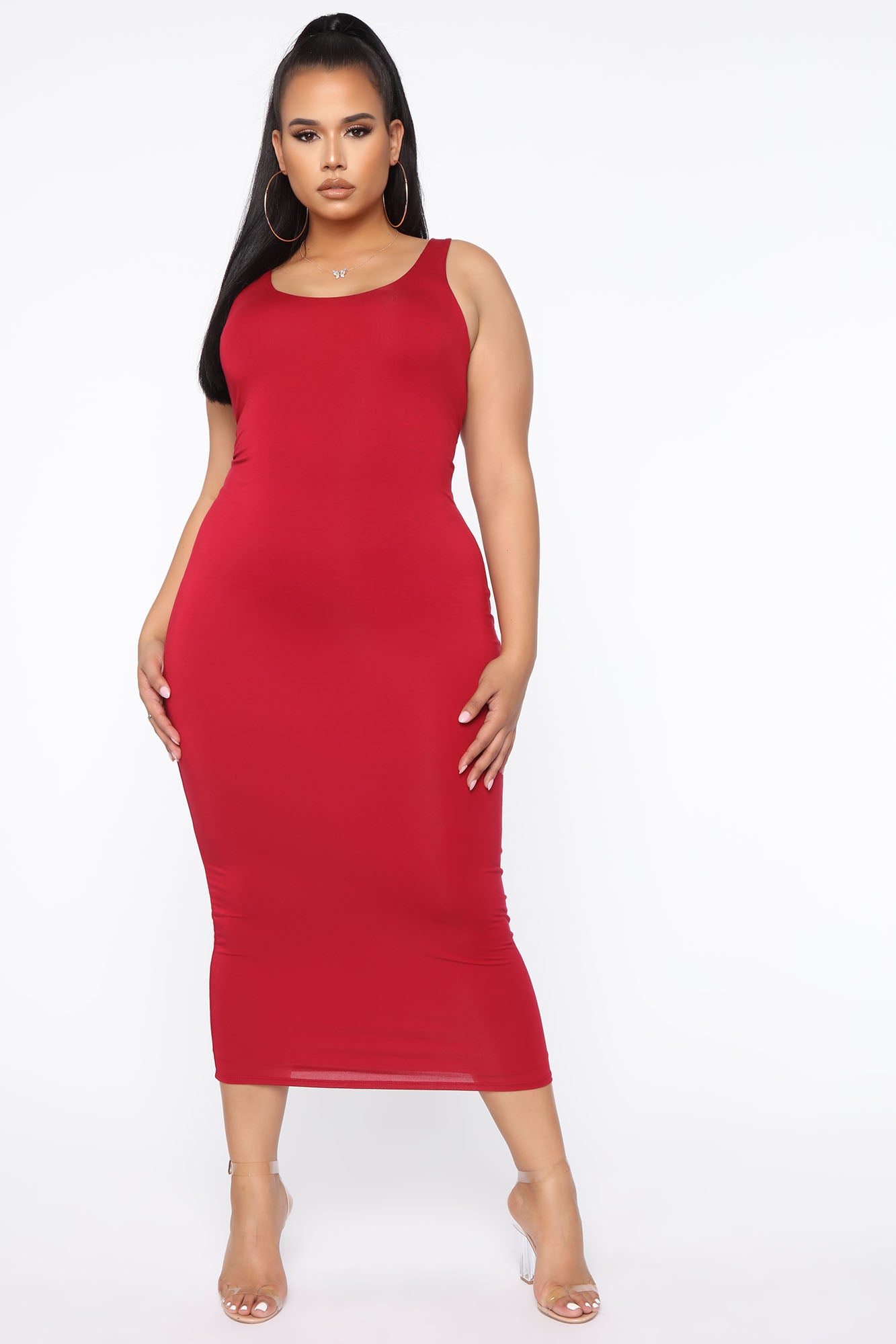 Your Needs Met Dress - Red - Image 6