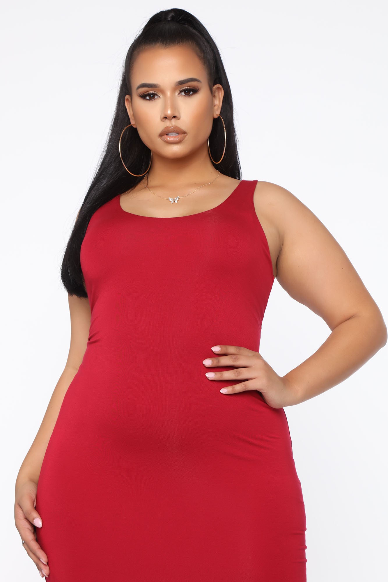 Your Needs Met Dress - Red - Image 8