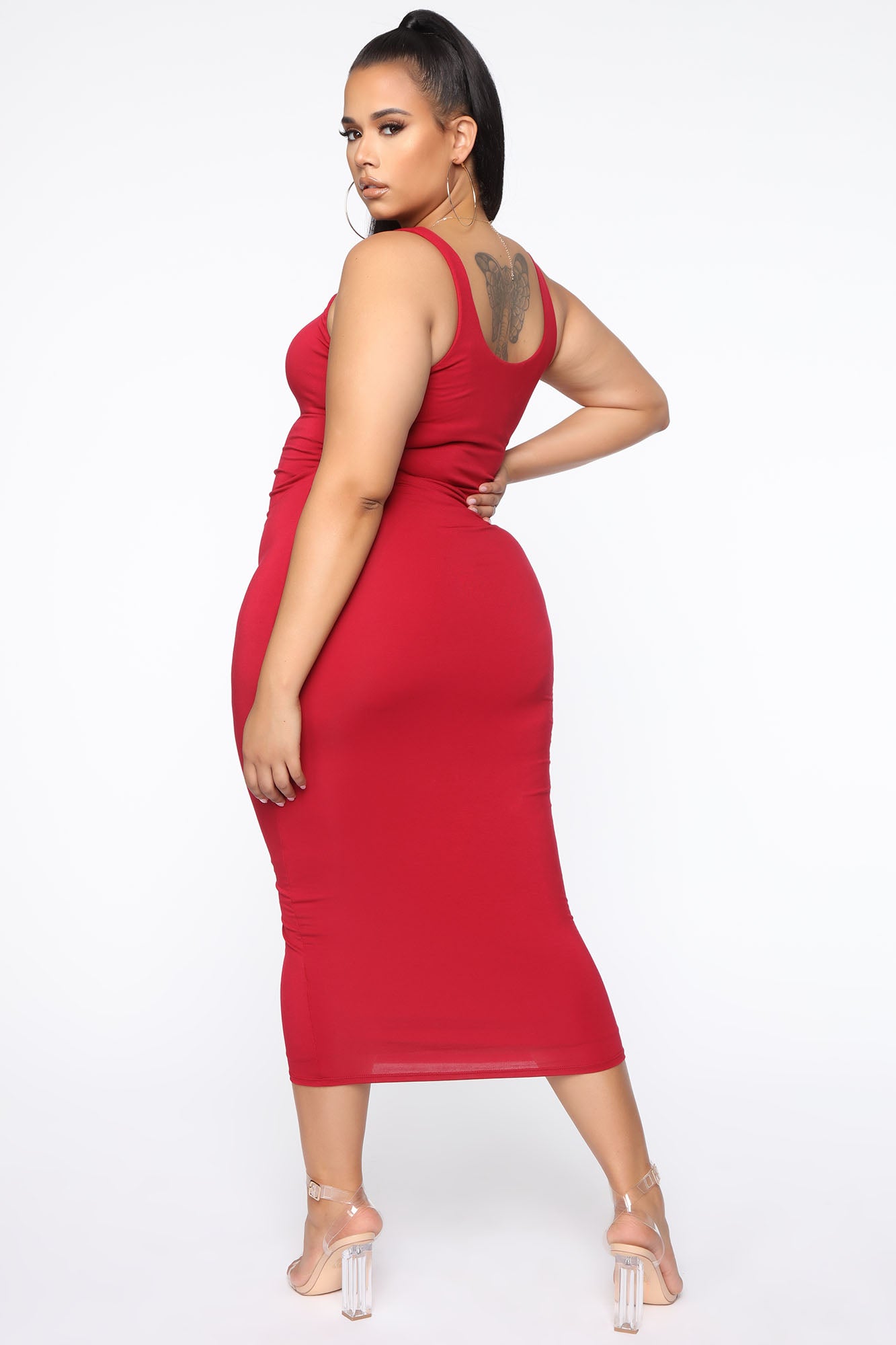 Your Needs Met Dress - Red - Image 9