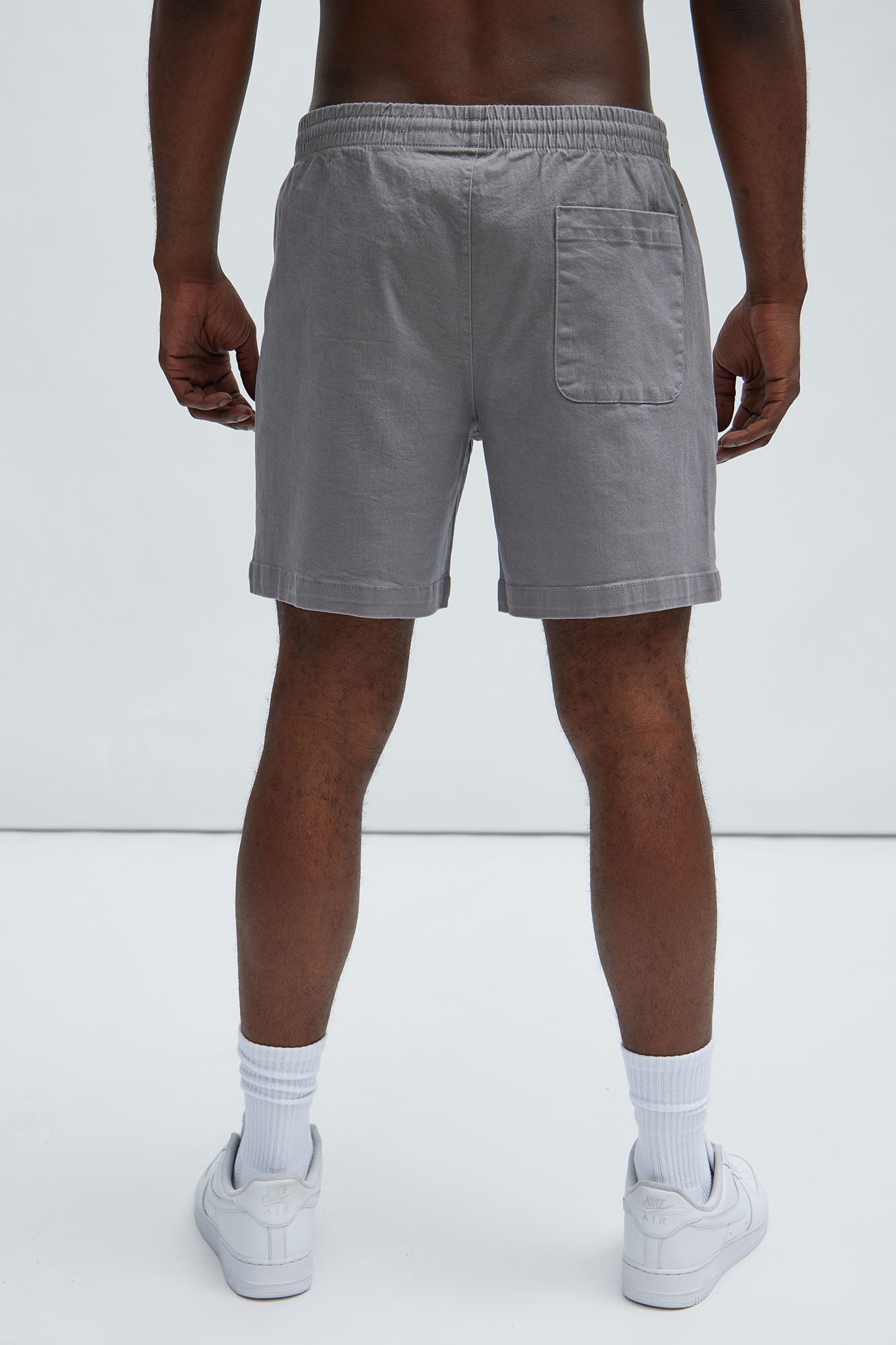 Twill Volley Shorts - Grey - Image 4