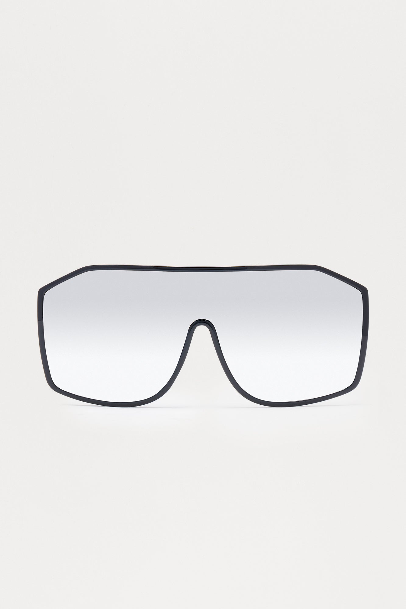 Edge Shield Sunglasses - Black/Silver - Image 3