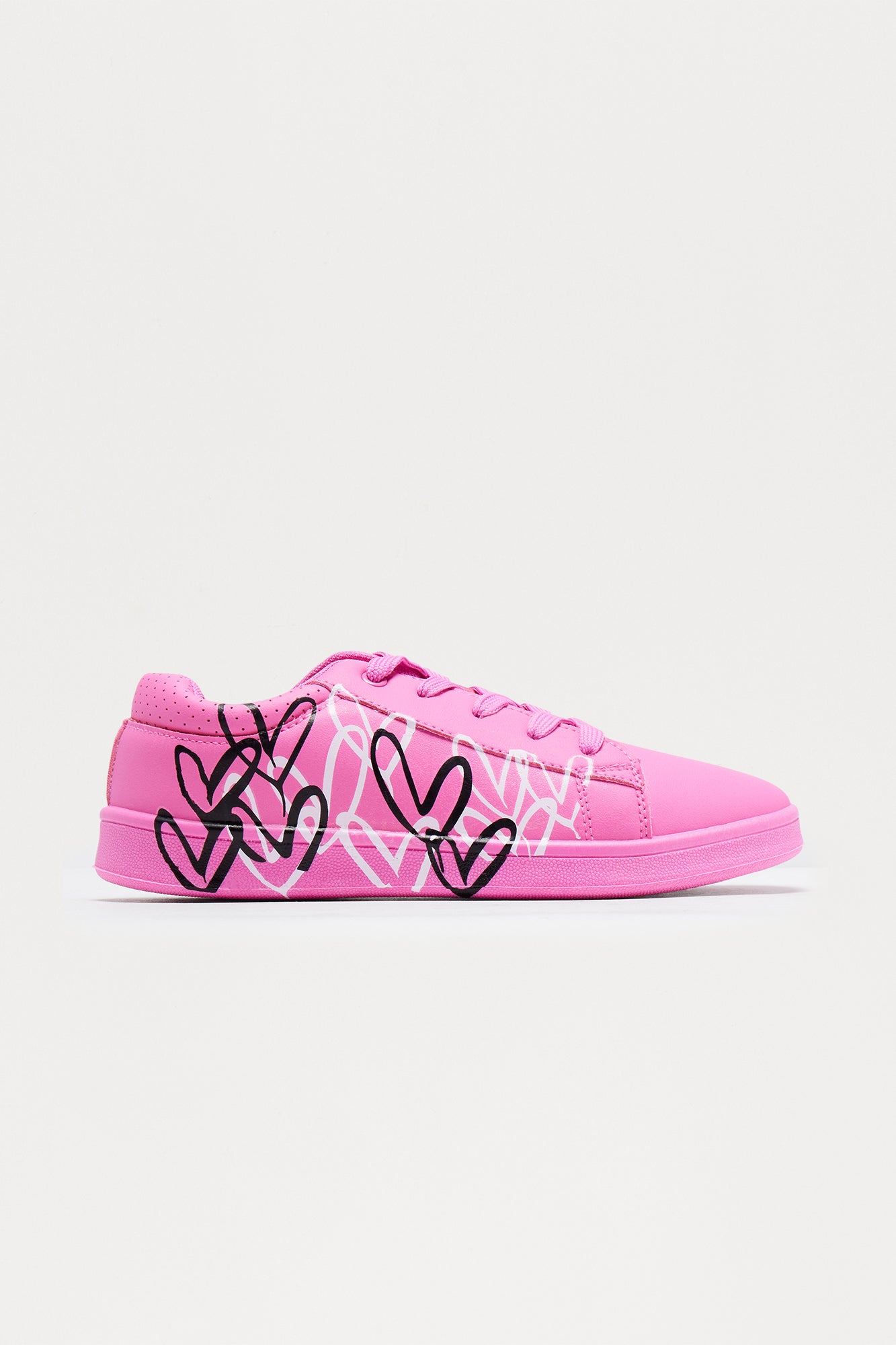 Mini All The Love Graffiti Sneaker - Fuchsia - Image 4