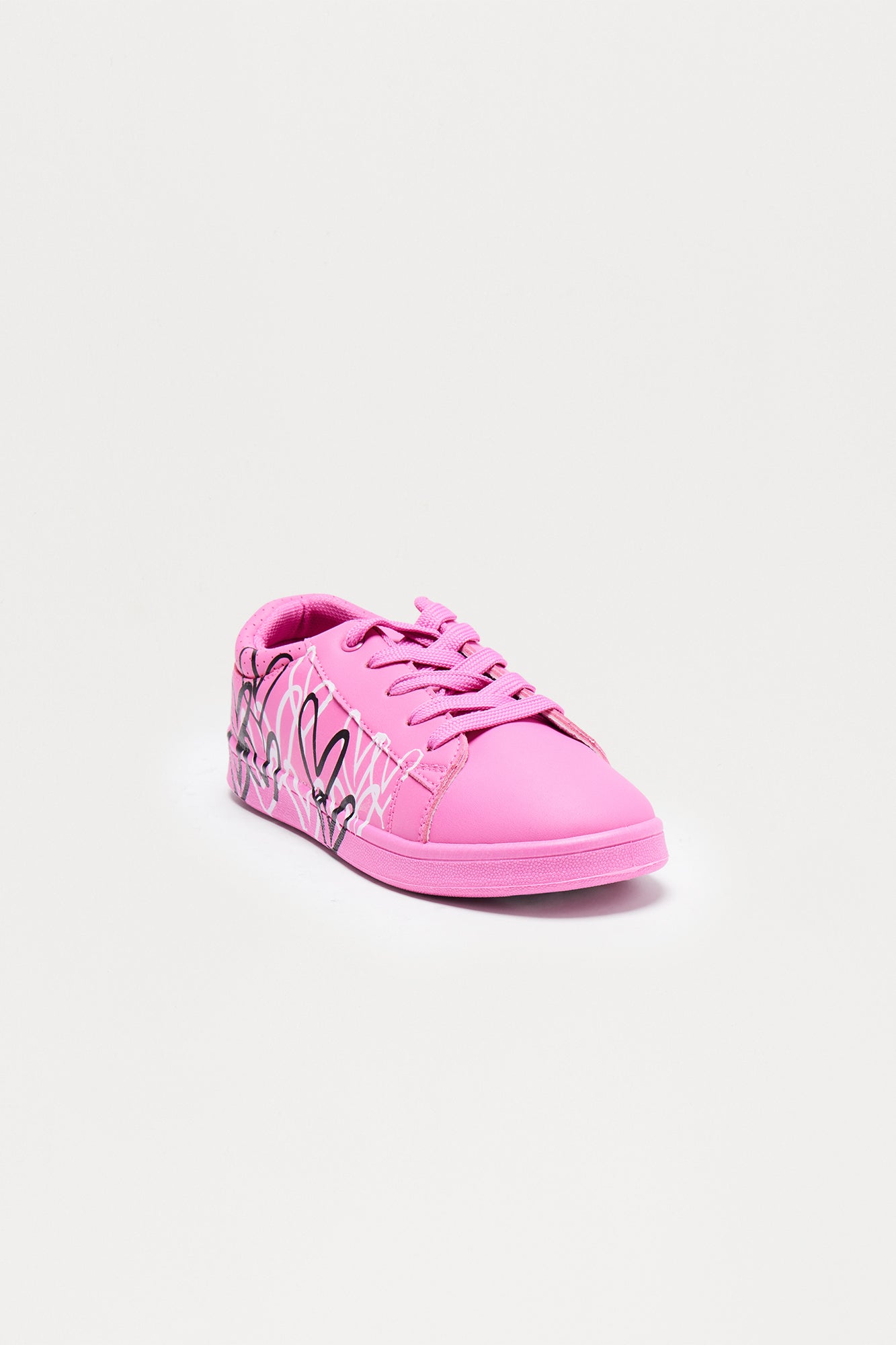 Mini All The Love Graffiti Sneaker - Fuchsia - Image 5
