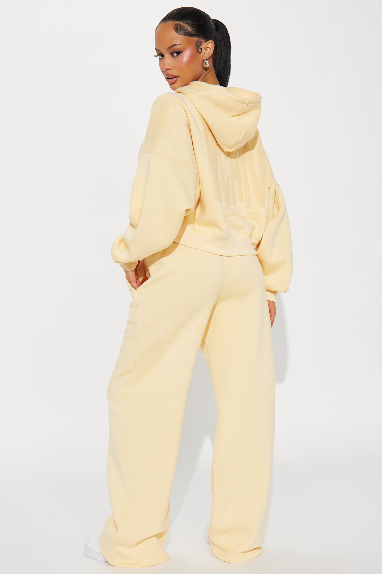 Archive Mode Fleece Pant Set - Yellow - Image 5