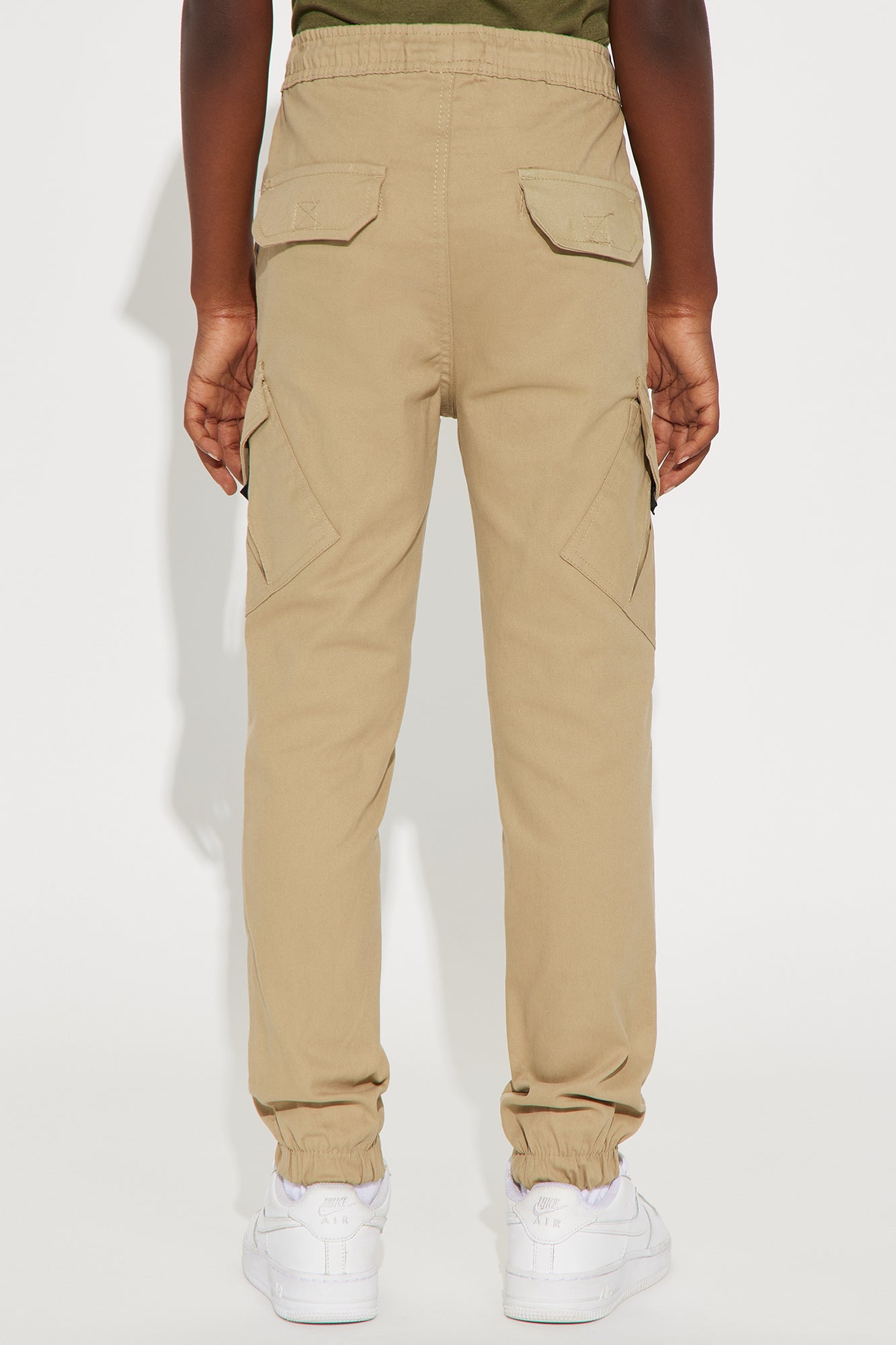 Mini Jared Cargo Joggers - Khaki - Image 3