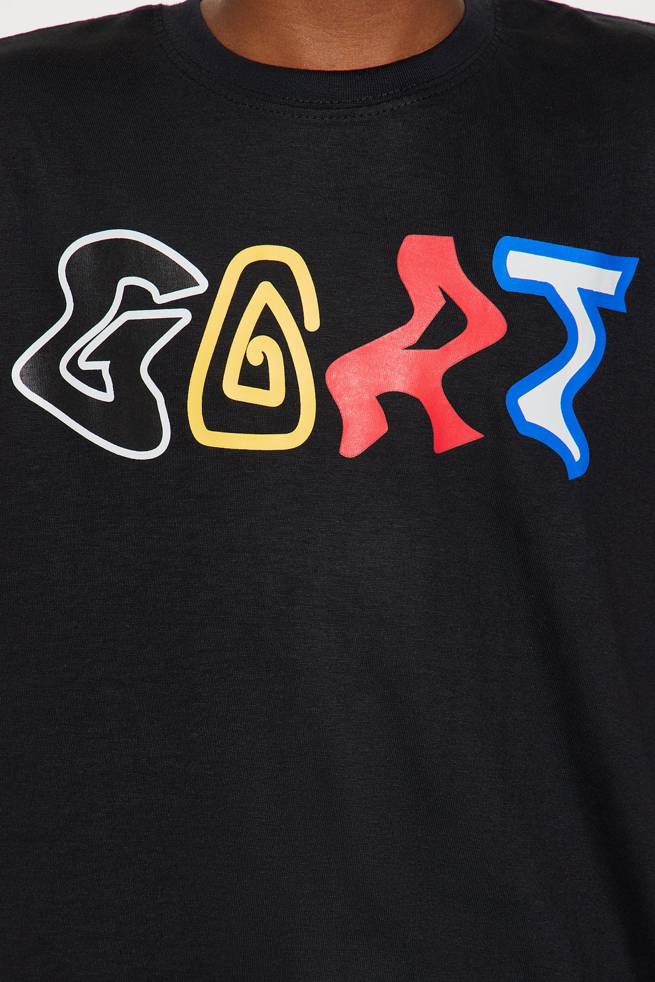 Mini Abstract GOAT Short Sleeve T-Shirt - Black - Image 3
