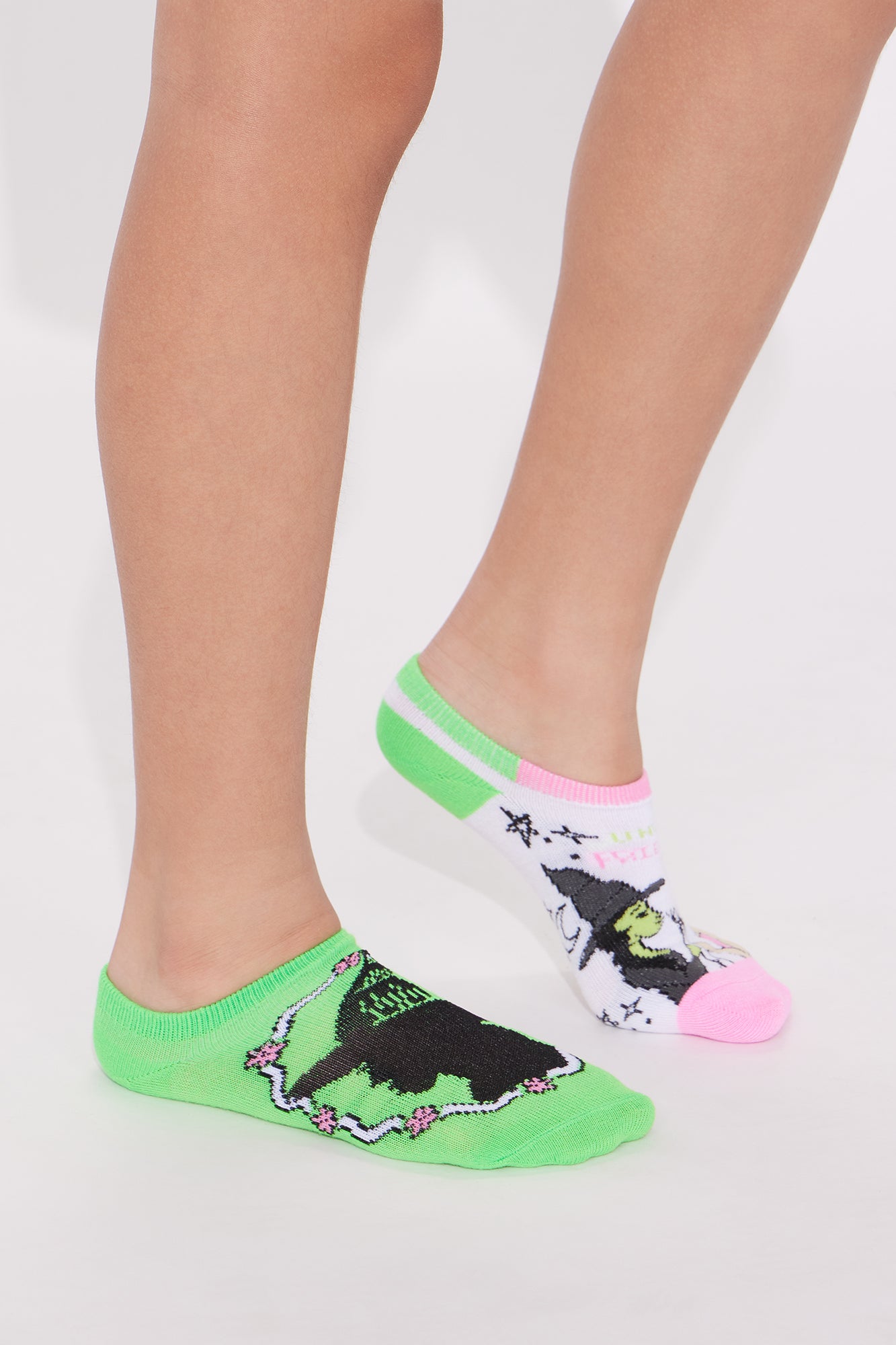 Mini Wicked 5 Pack Ankle Socks - Green/combo - Image 3