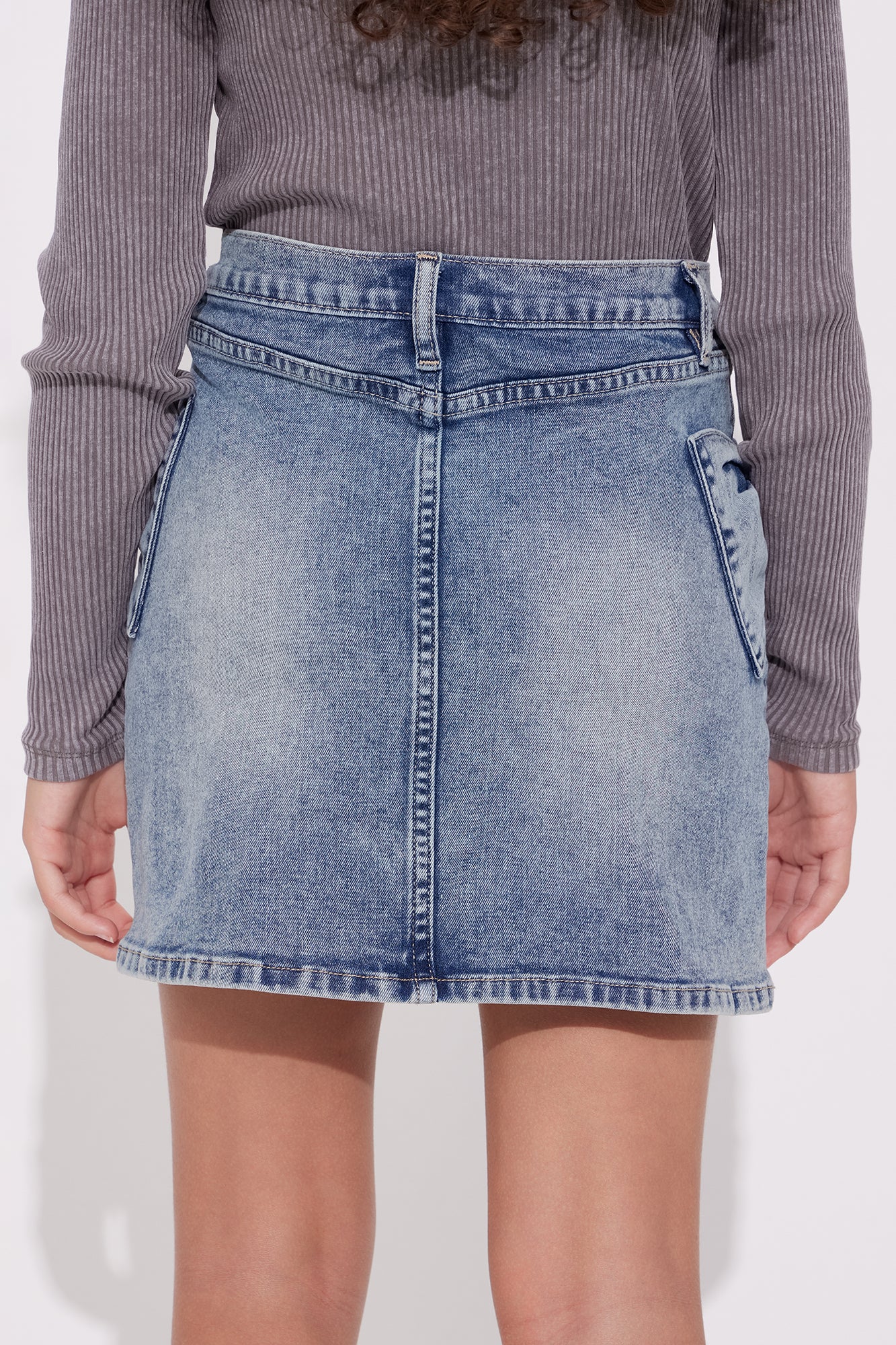 Mini Teresa Bow Skirt - Vintage Wash - Image 3