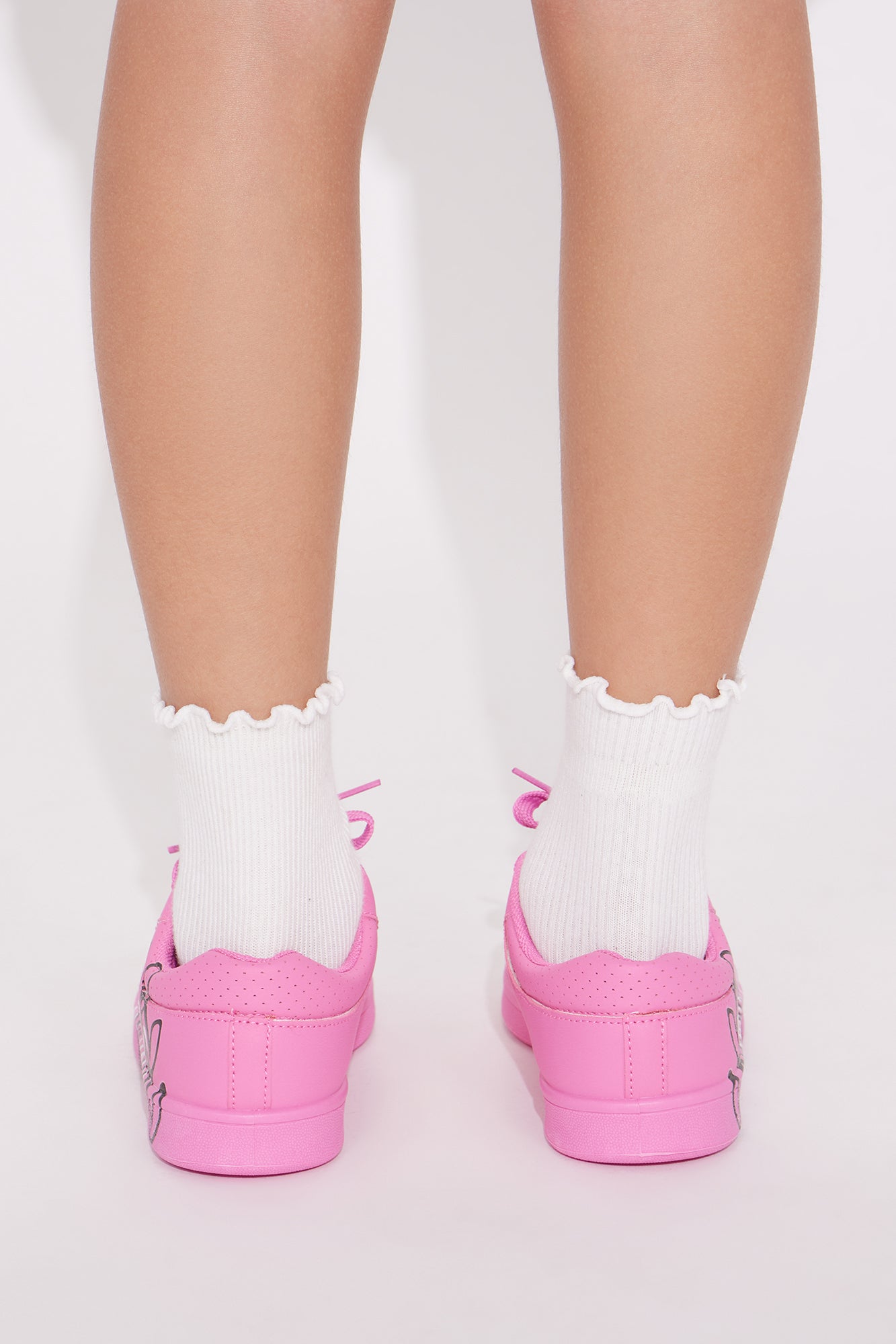 Mini All The Love Graffiti Sneaker - Fuchsia - Image 3