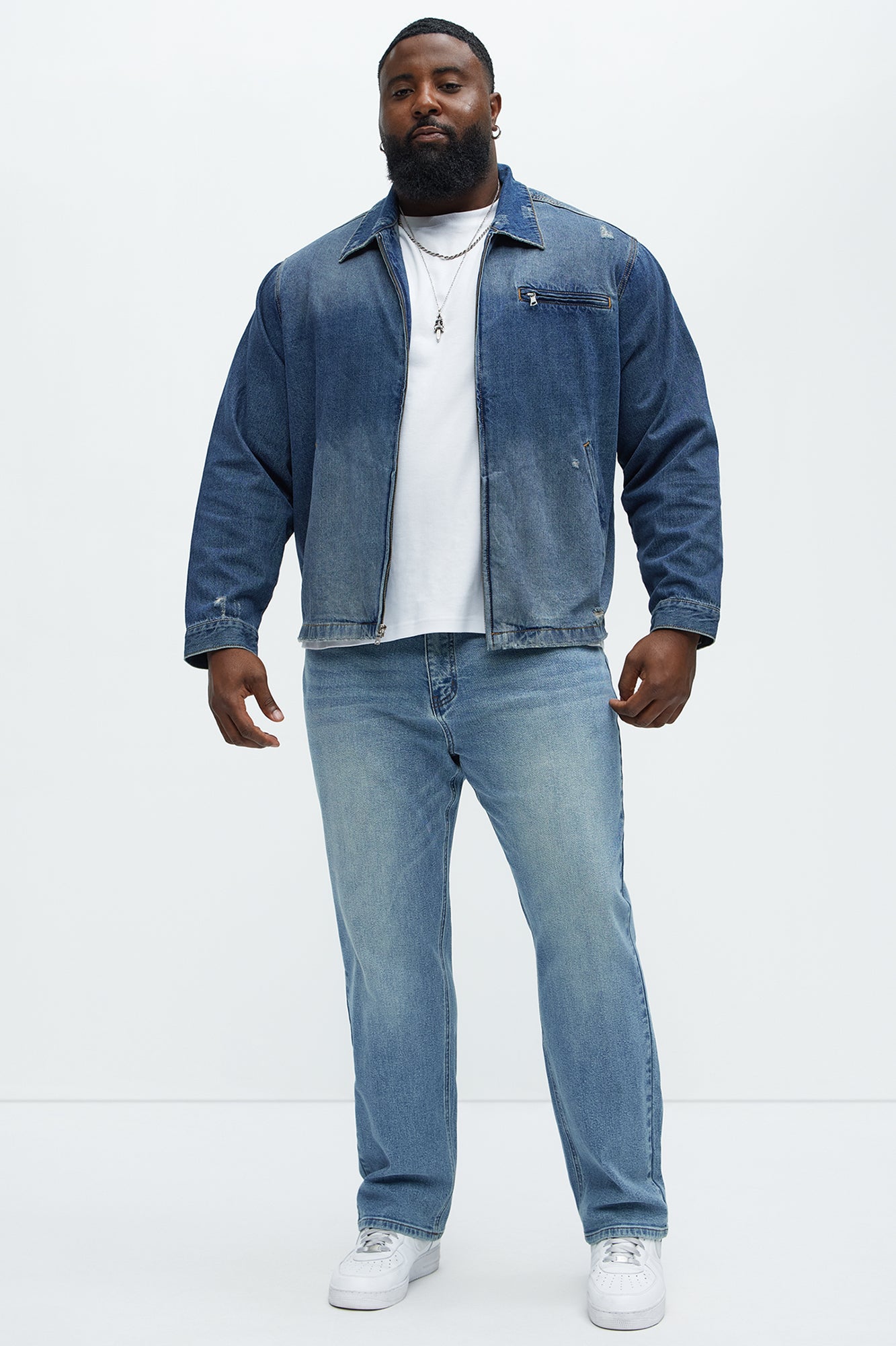 Cornell Straight Jeans - Vintage Blue Wash - Image 9