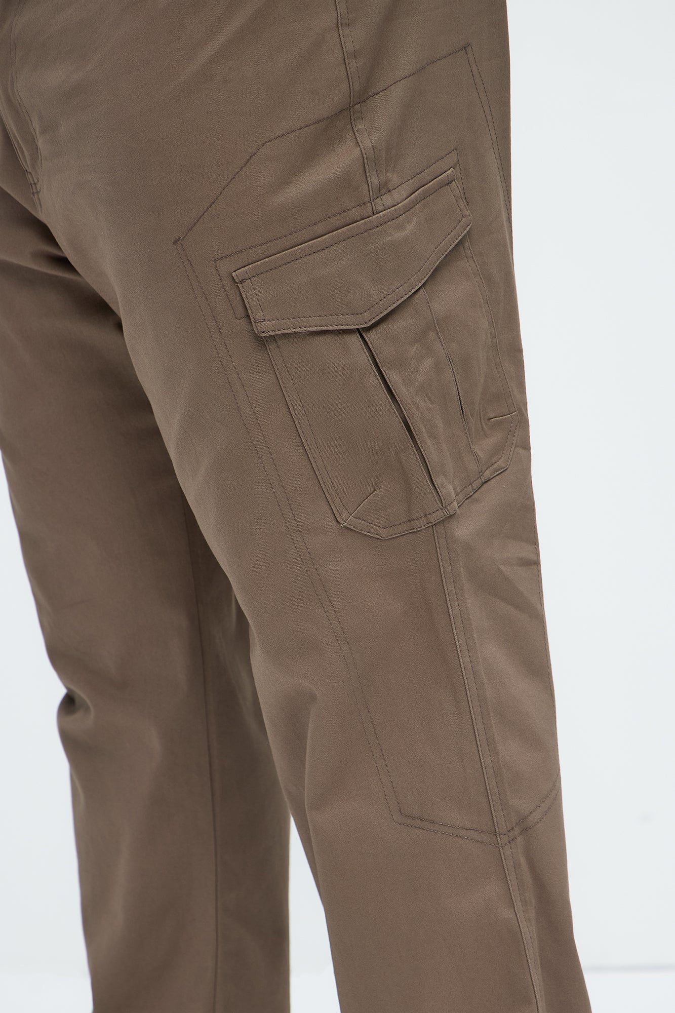 Bring Me Up Straight Cargo Pants - Dark Brown - Image 7
