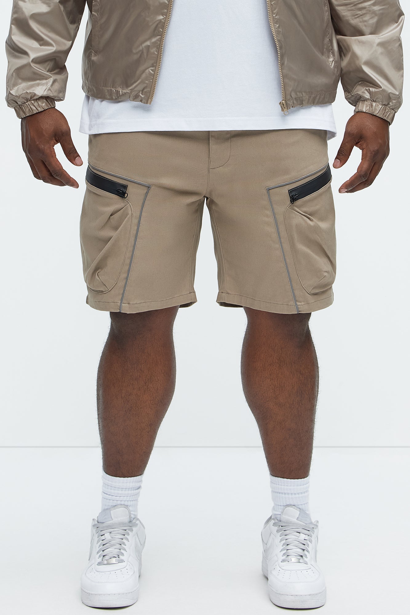 Word On The Street Utility Short - Khaki - Image 5