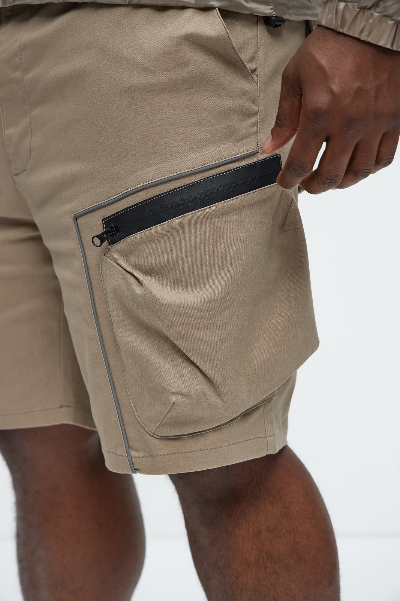 Word On The Street Utility Short - Khaki - Image 7