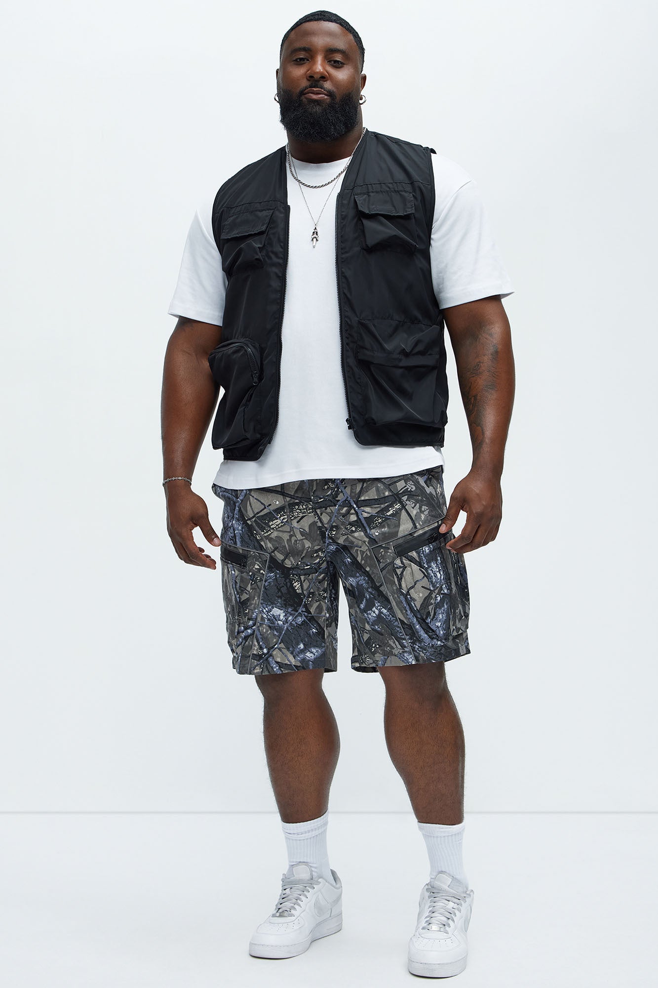 Word On The Street Utility Short - Camouflage - Image 7