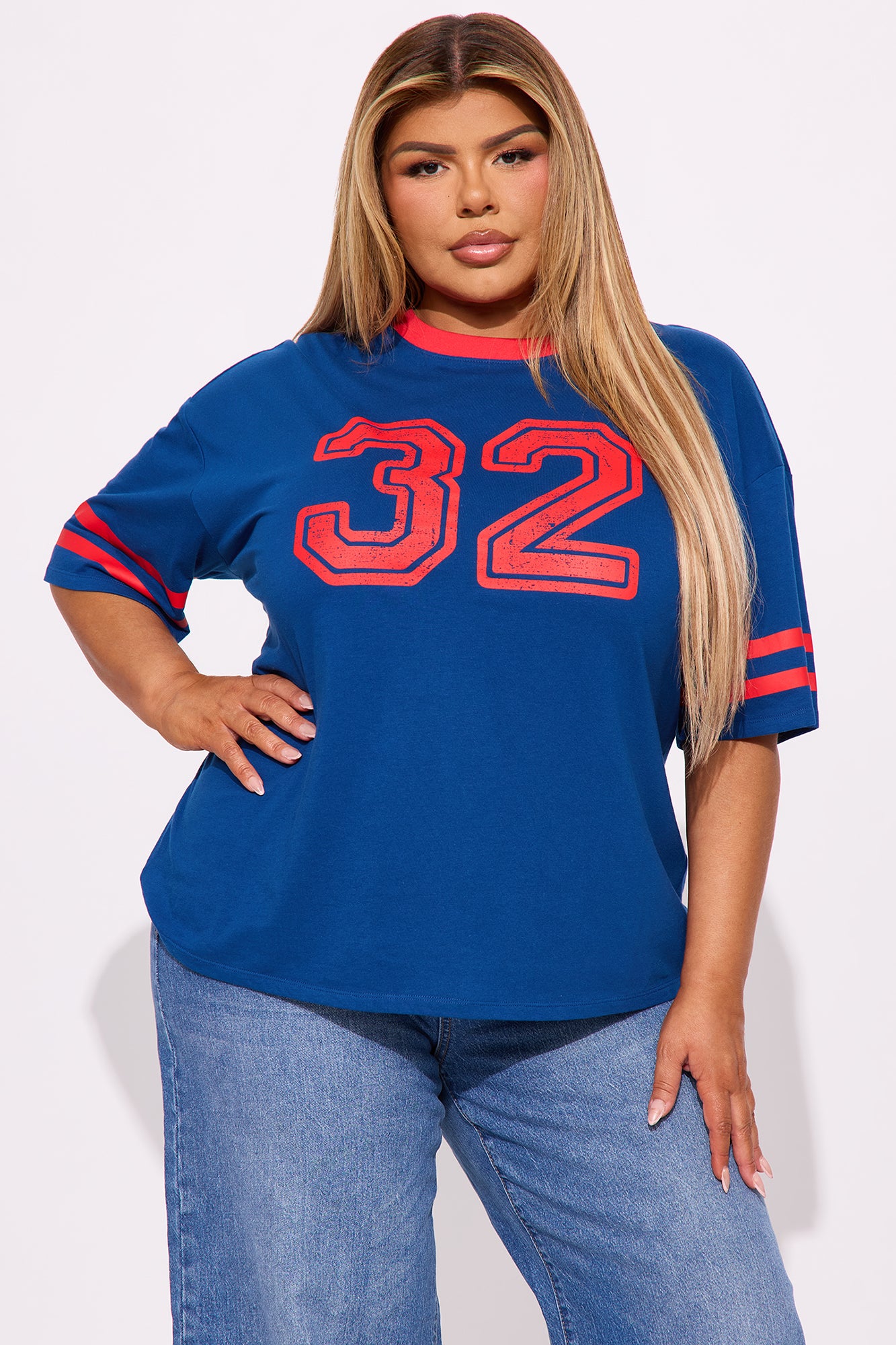 Classic 32  Varsity Tee - Royal - Image 5