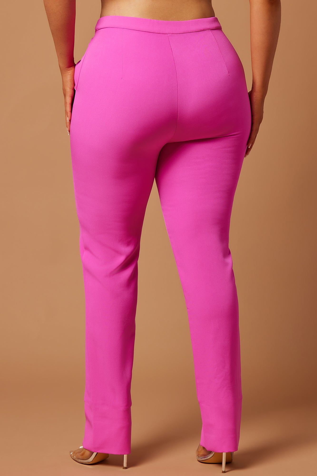 Athena High Rise Pant - Pink - Image 7