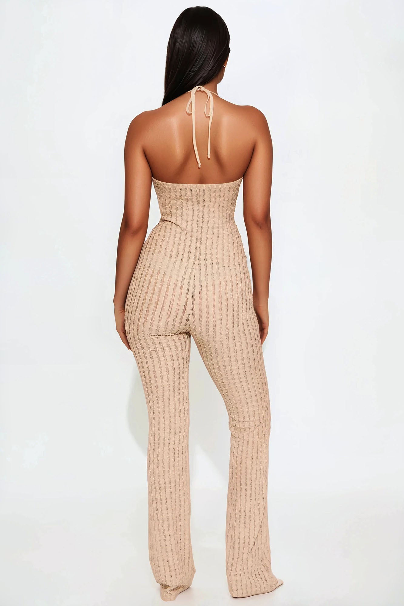 Tamarama Crochet Lace Jumpsuit - Mocha - Image 3