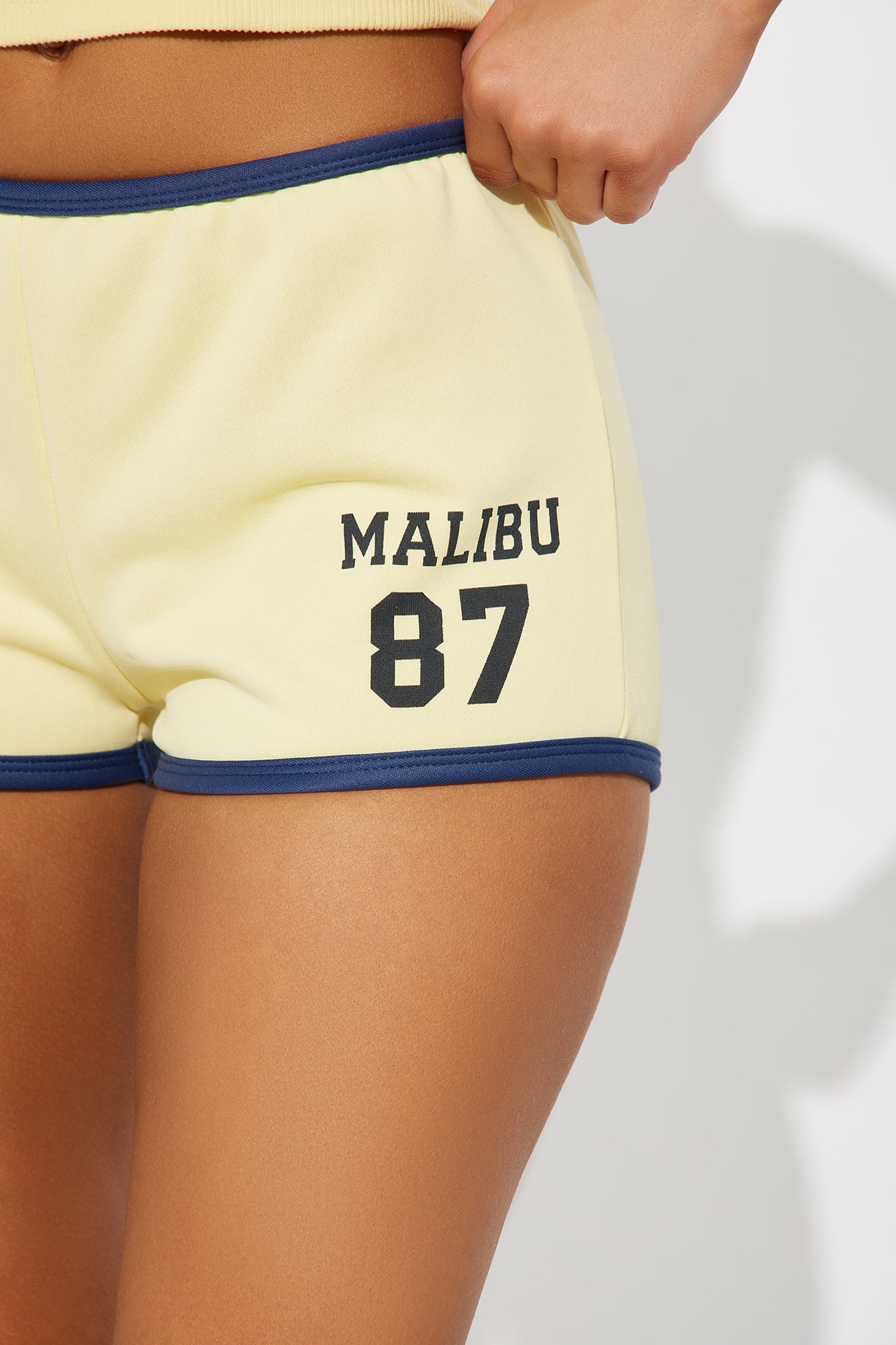 Find Me In Malibu Micro Short - Butter Yellow - Image 3