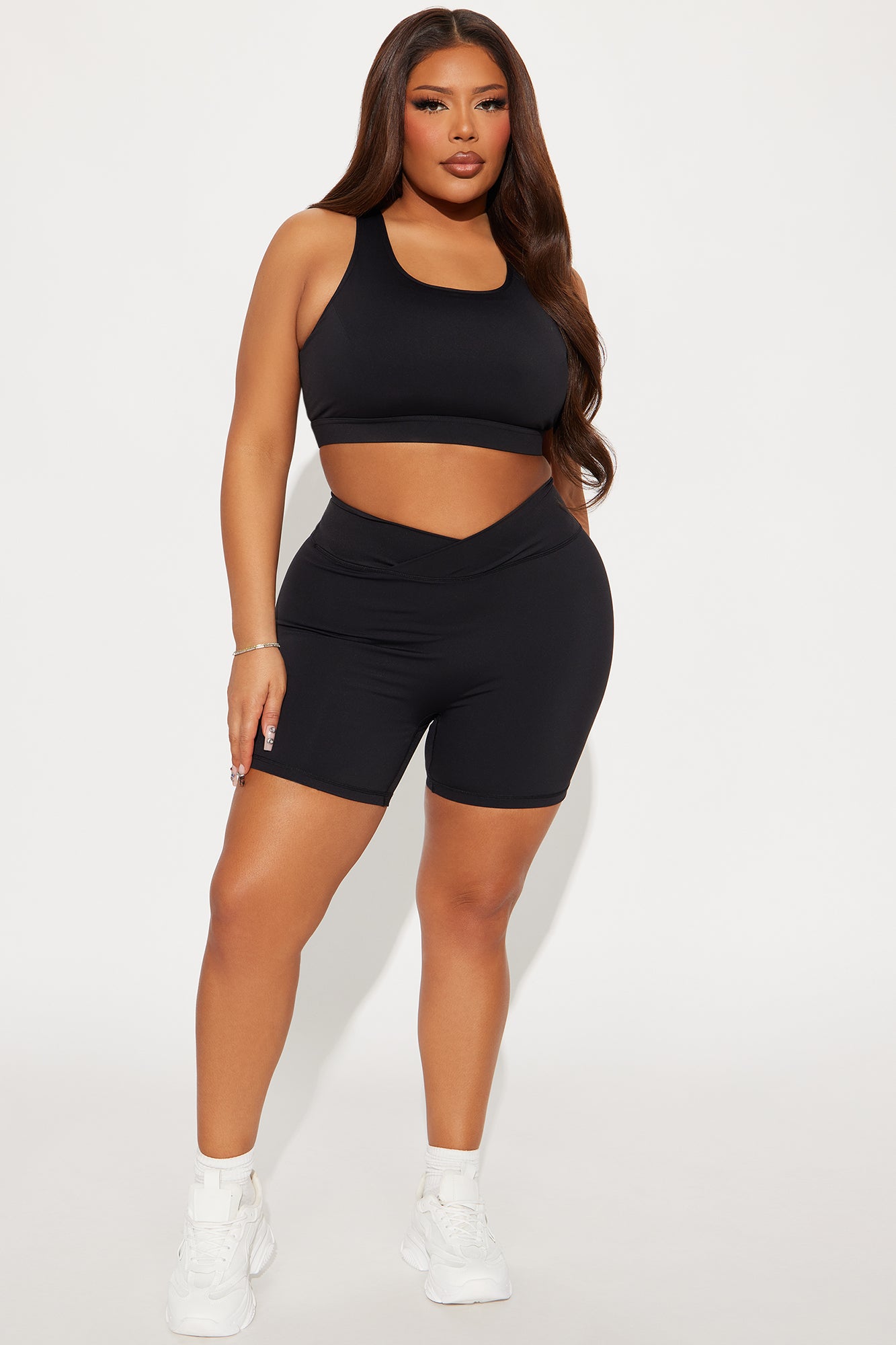 Spin Back Active Short Set - Black - Image 5