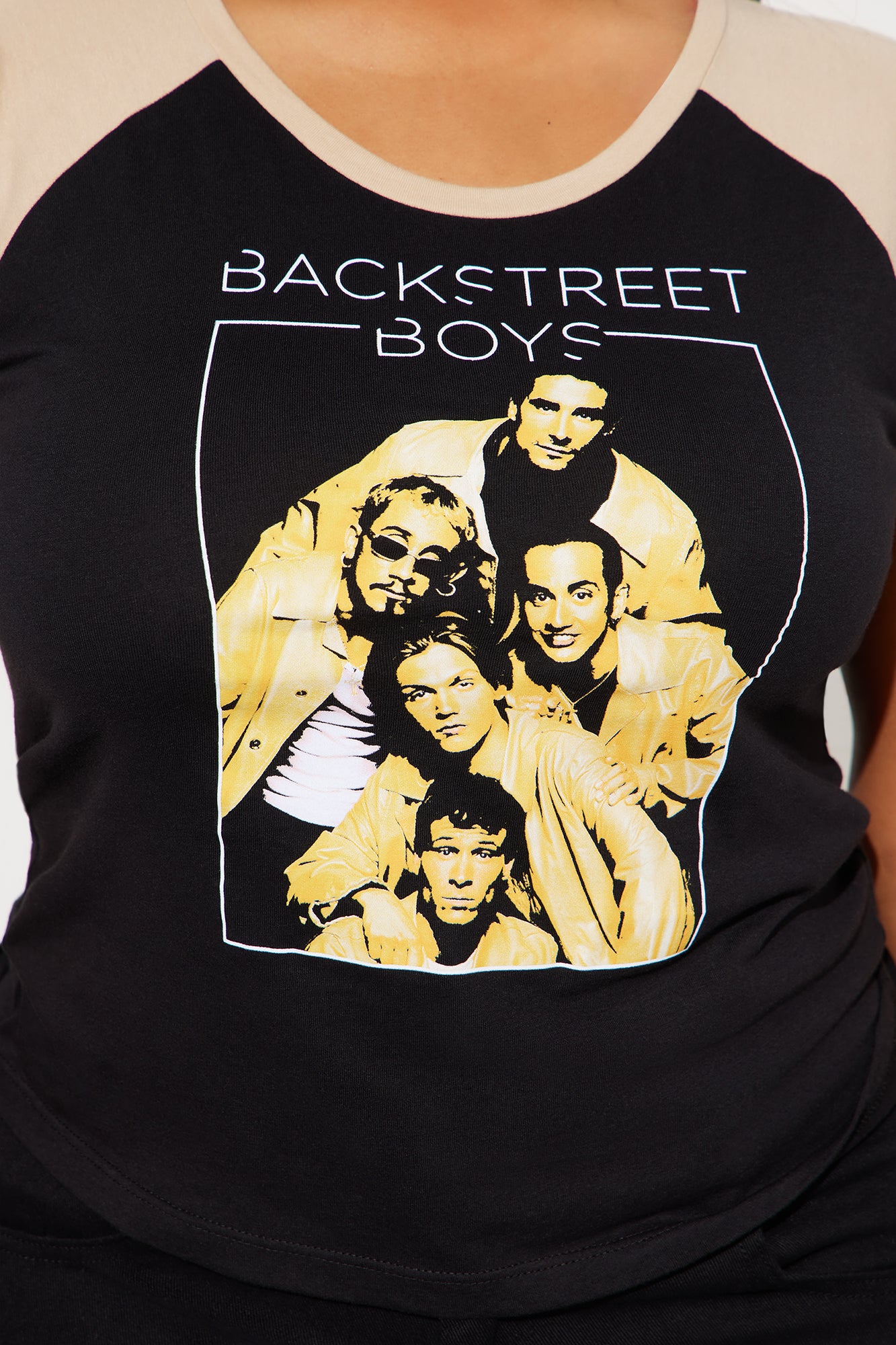 Backstreet Boys Raglan Tee - Black/combo - Image 7