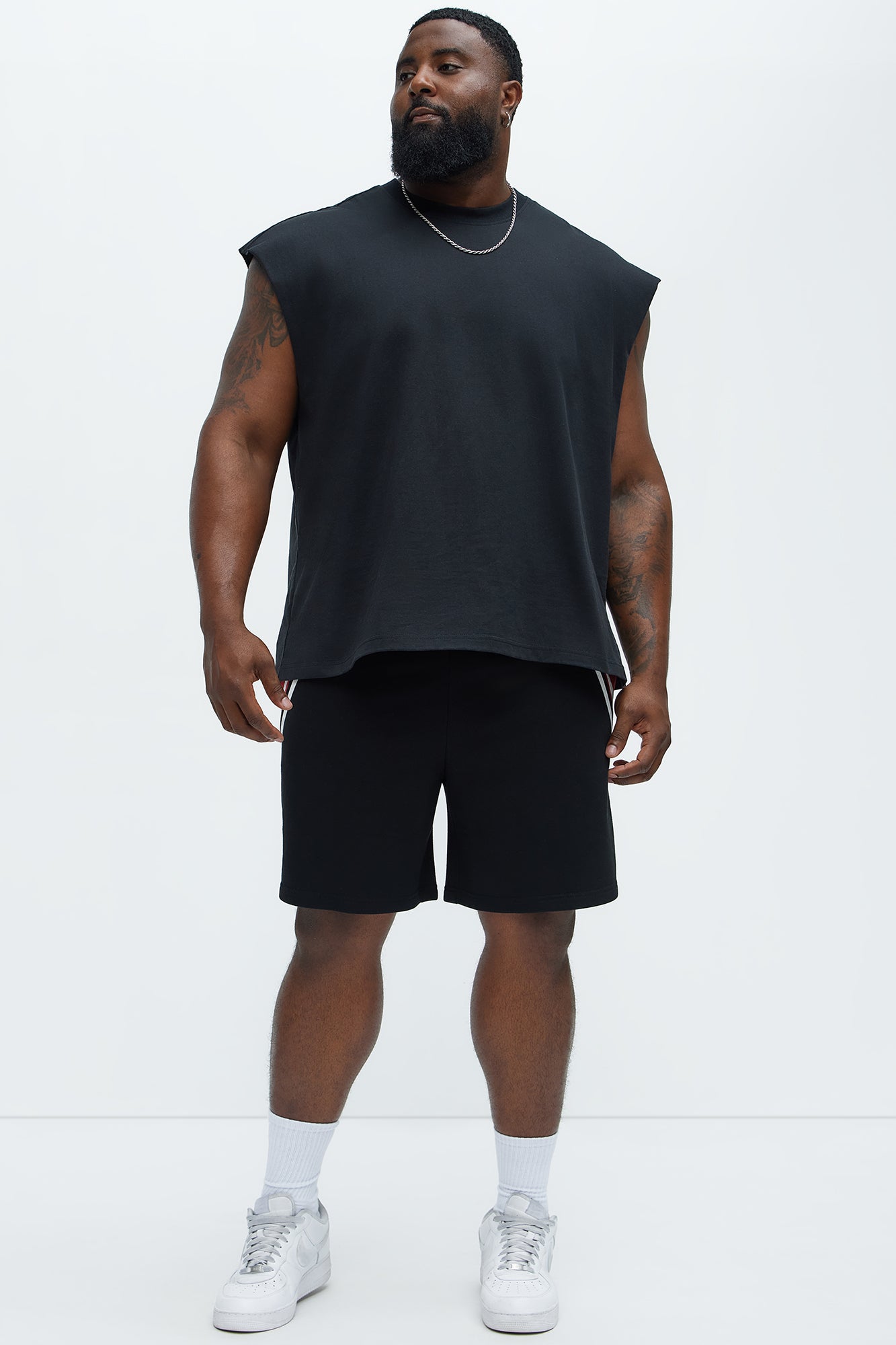 Tyson Headstrong Sweatshorts - Black - Image 7
