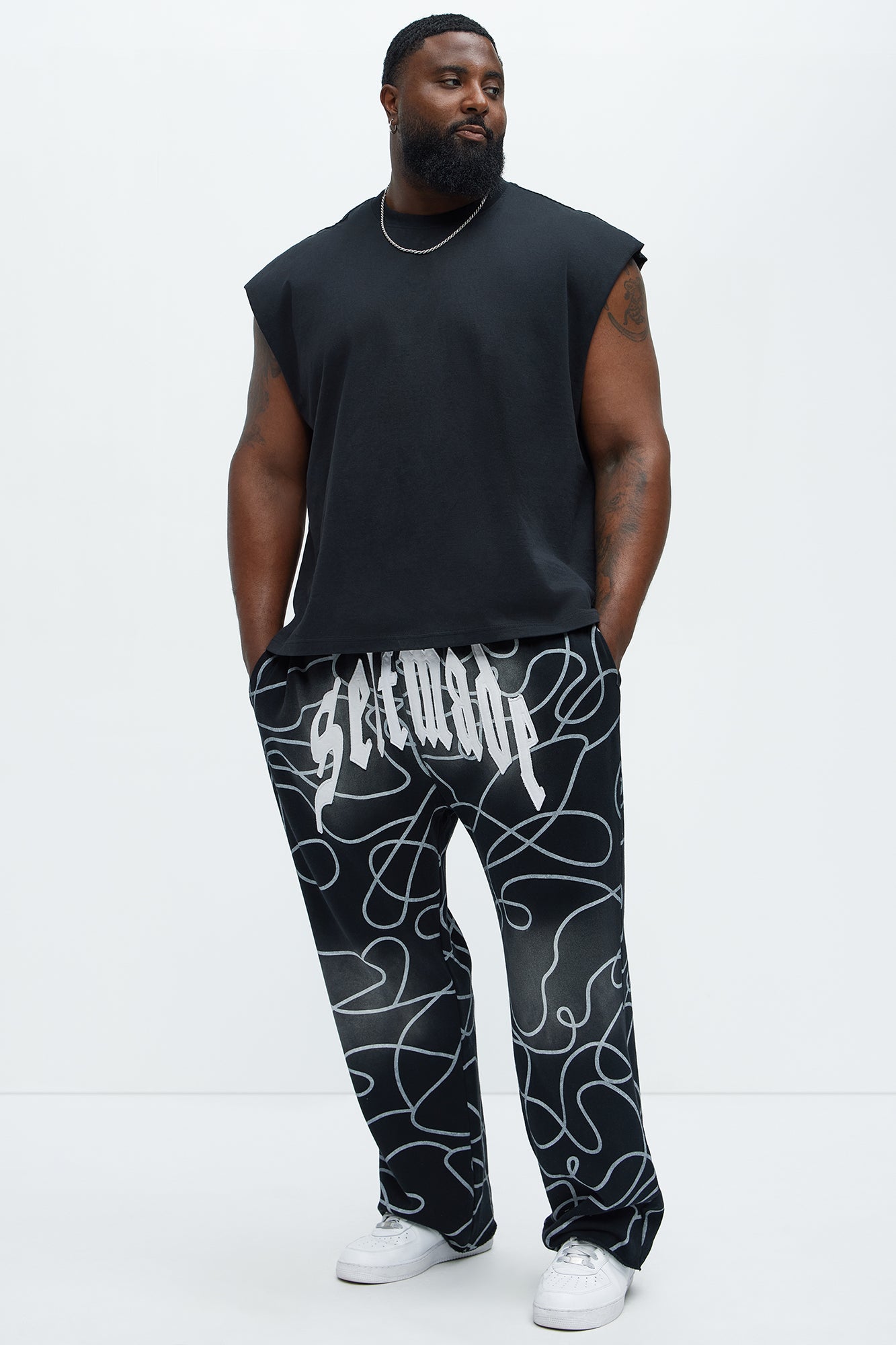 Tyson Selfmade Straight Sweatpants - Black - Image 7