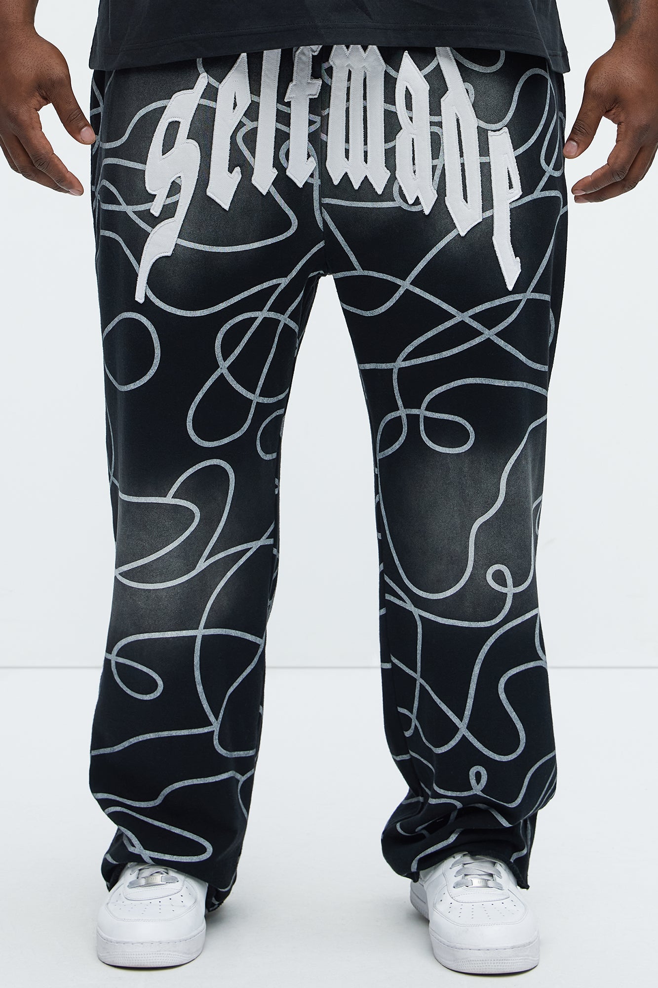 Tyson Selfmade Straight Sweatpants - Black - Image 6