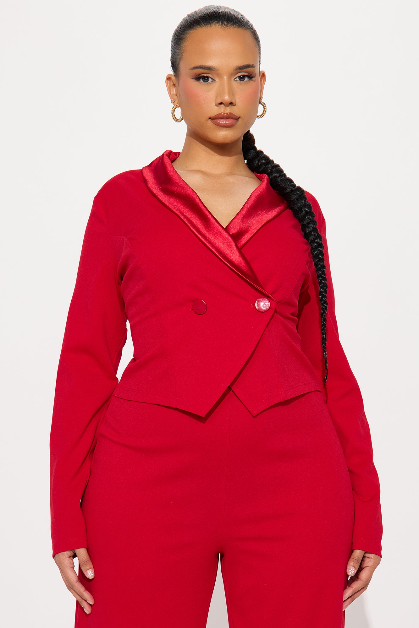 Best Wishes Jumpsuit - Red - Image 5