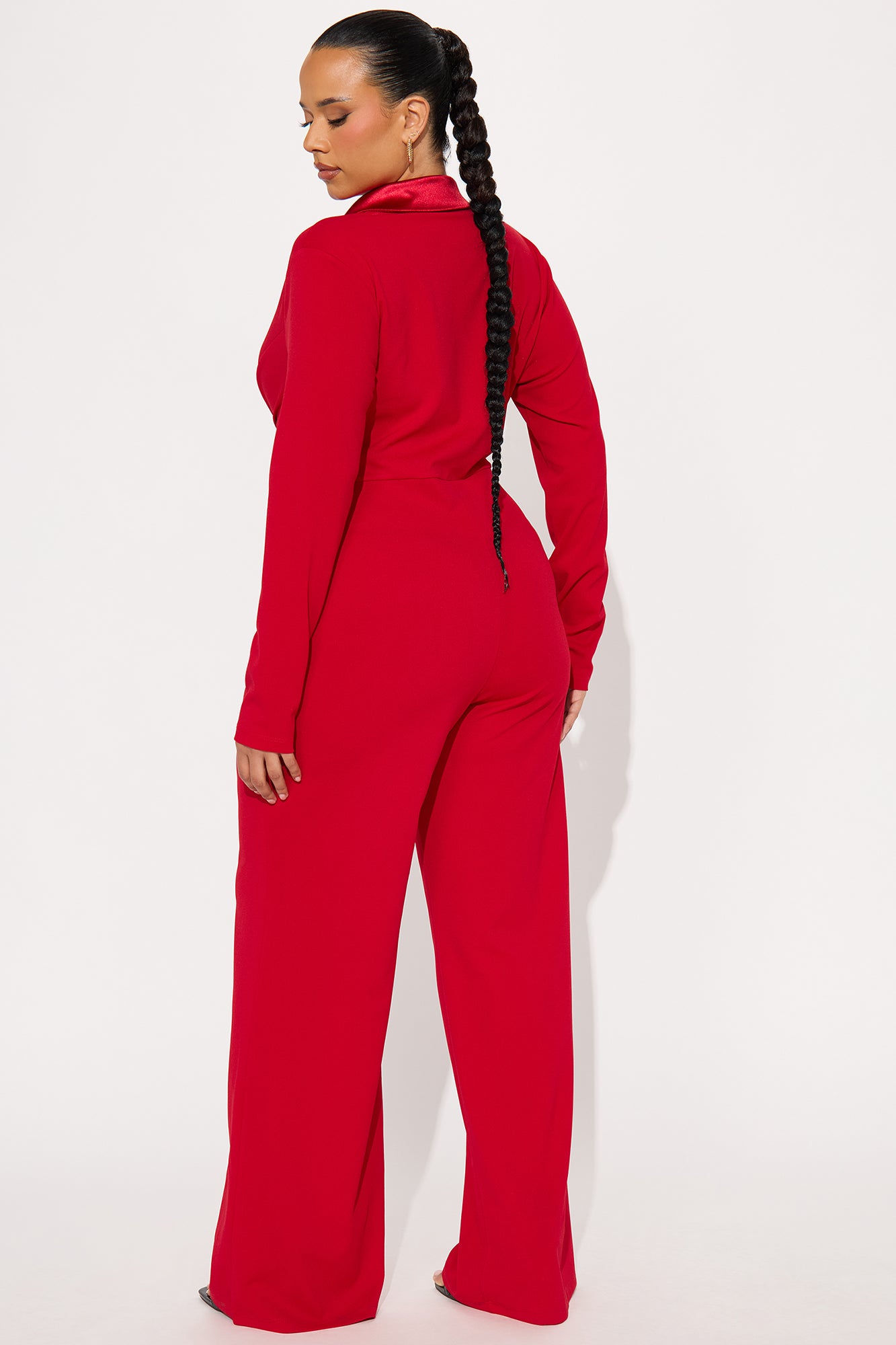 Best Wishes Jumpsuit - Red - Image 6