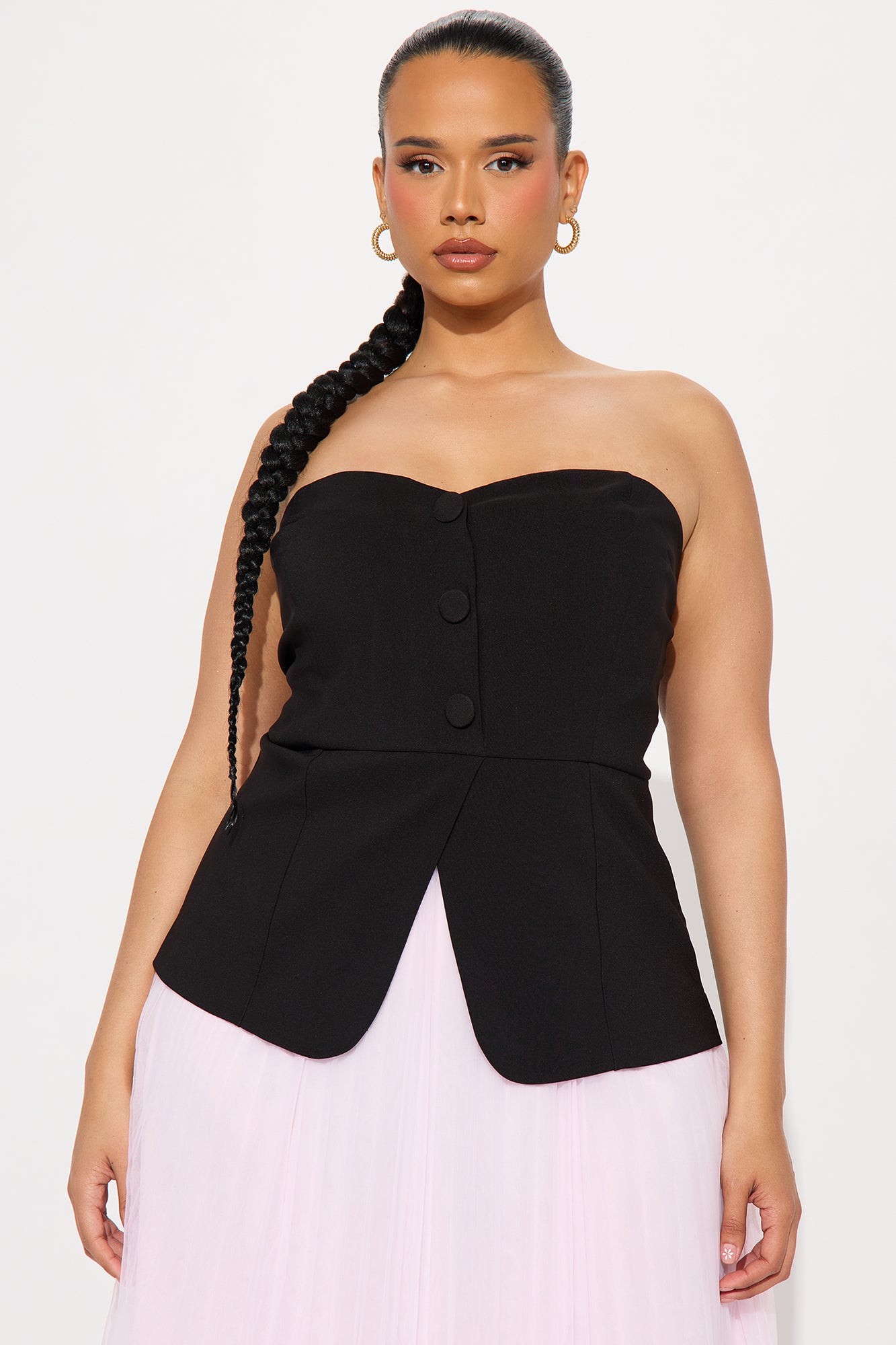 Good Impression Maxi Dress - Black/Pink - Image 5