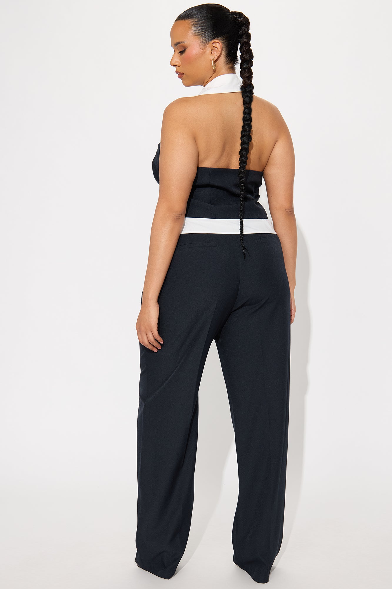 Yes Your Honor Vest Pant Set - Navy - Image 6