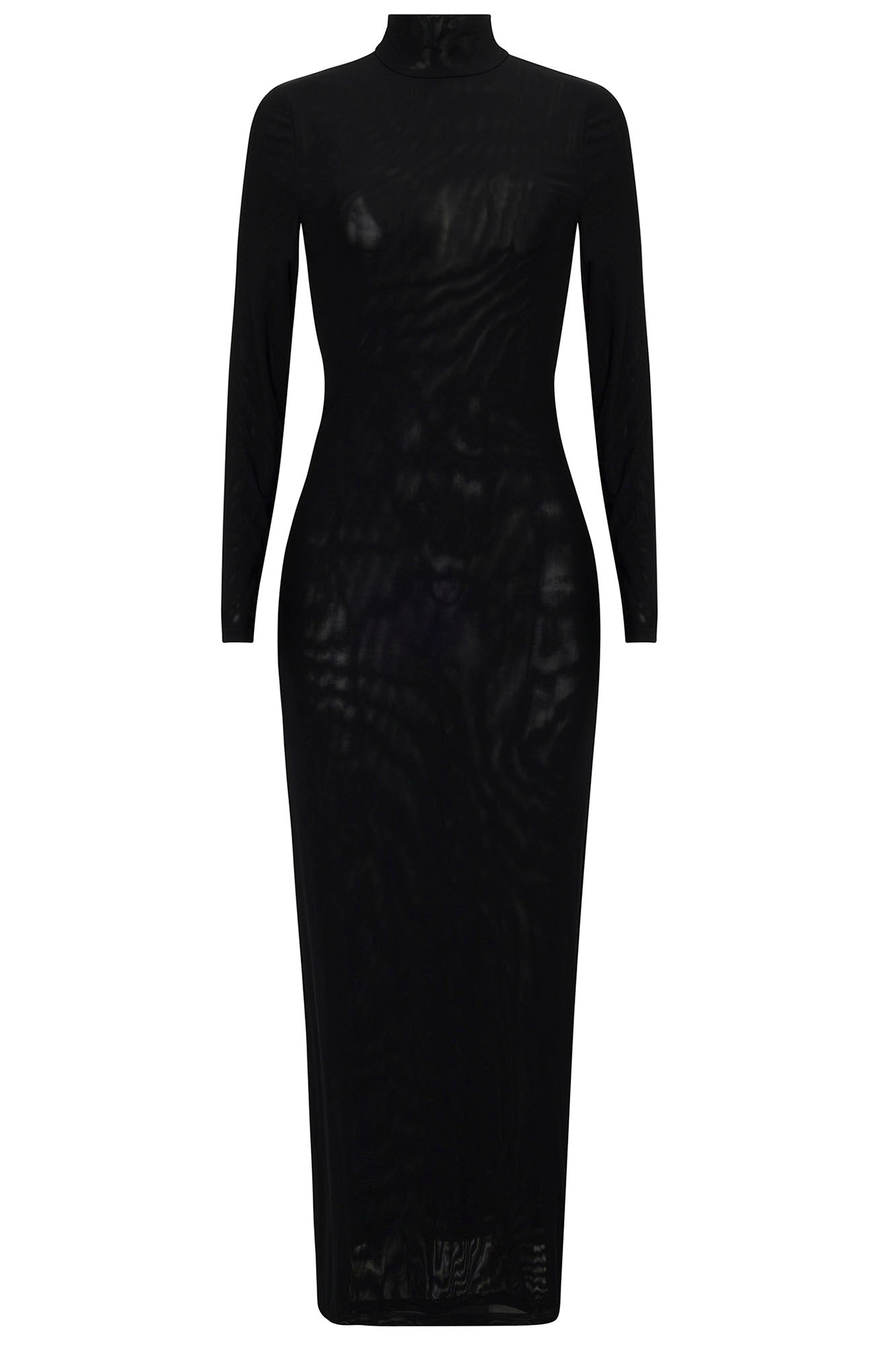 Suki Open Back Maxi Dress - Black - Image 5