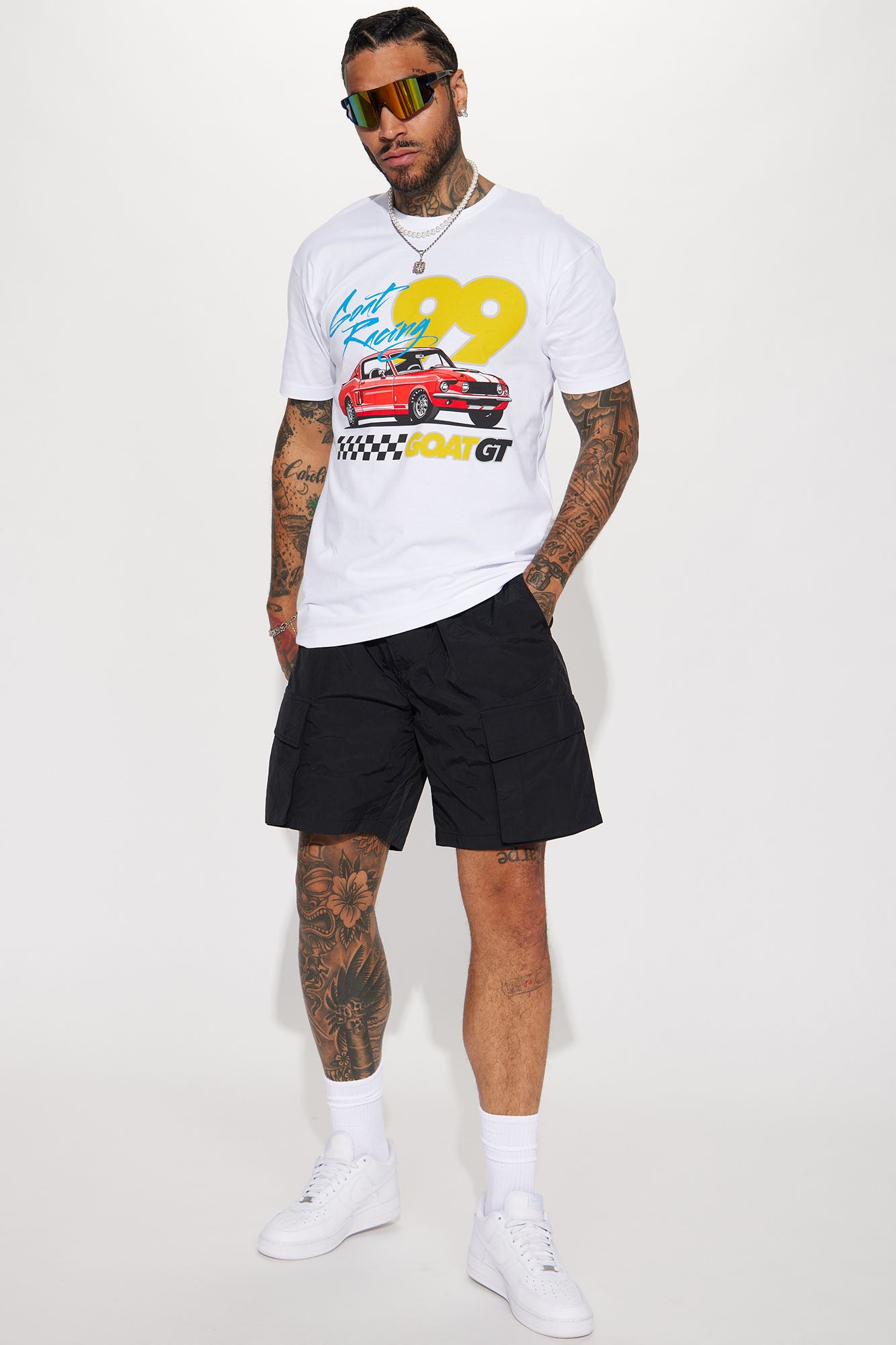Batter Up Crinkle Utility Short - Black - Image 3