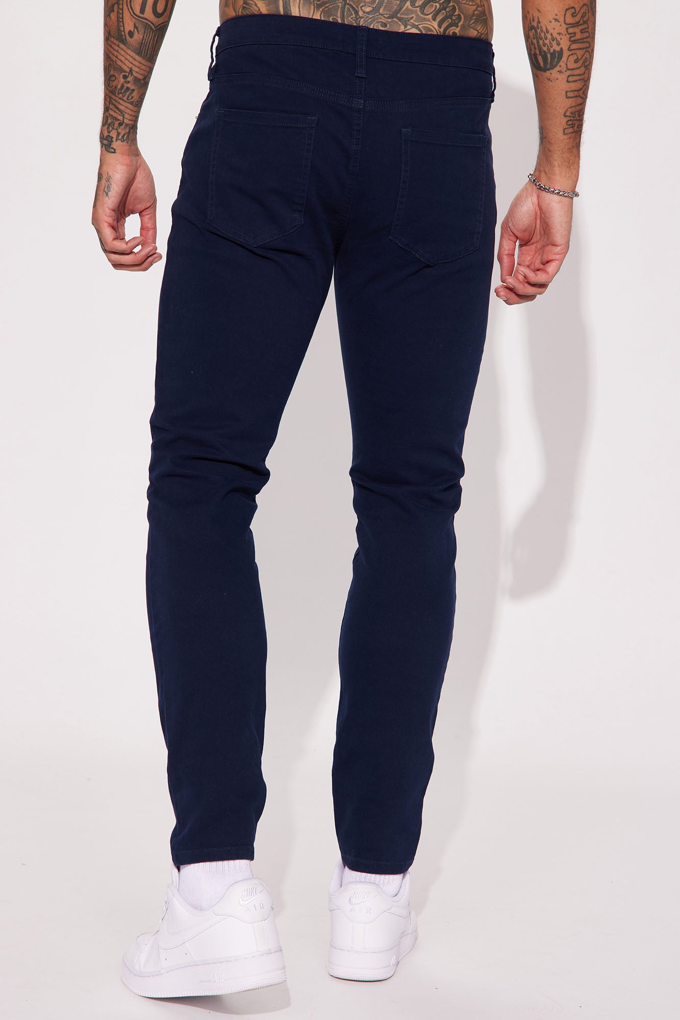 Mac Chino Skinny 5 Pocket Pants - Navy - Image 5