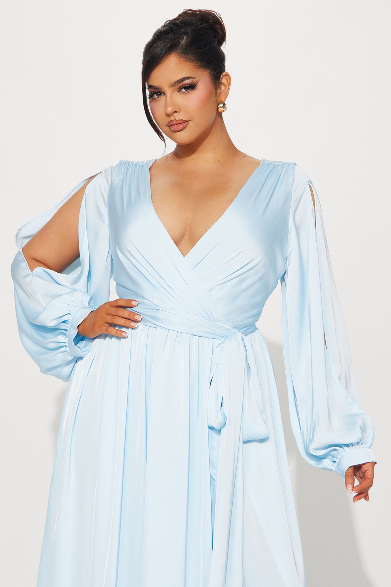 Belle Maxi Dress - Light Blue - Image 5