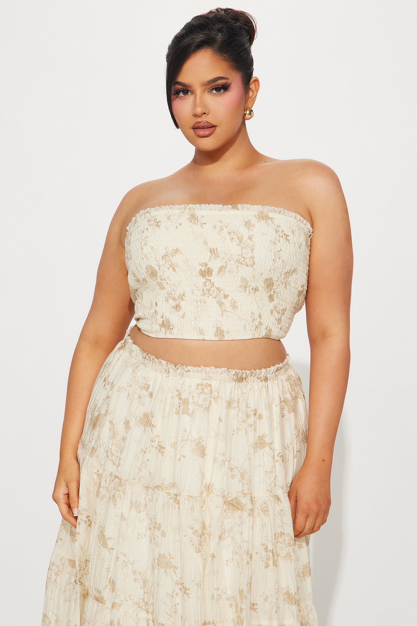 Embrace It Skirt Set - Mocha/combo - Image 5