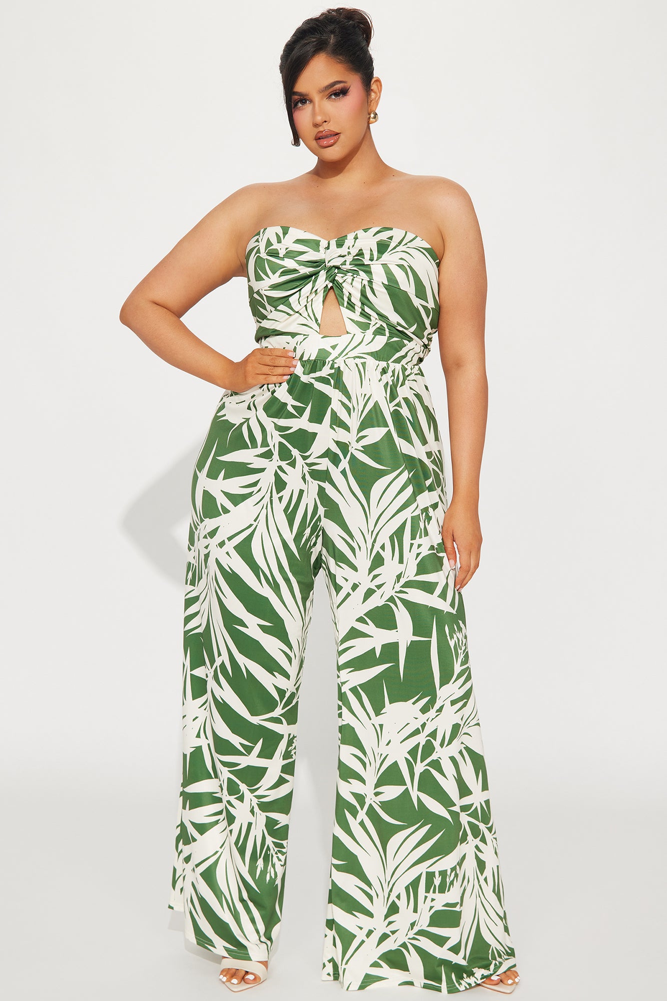 Weekend Resort Jumpsuit - Olive/combo - Image 4