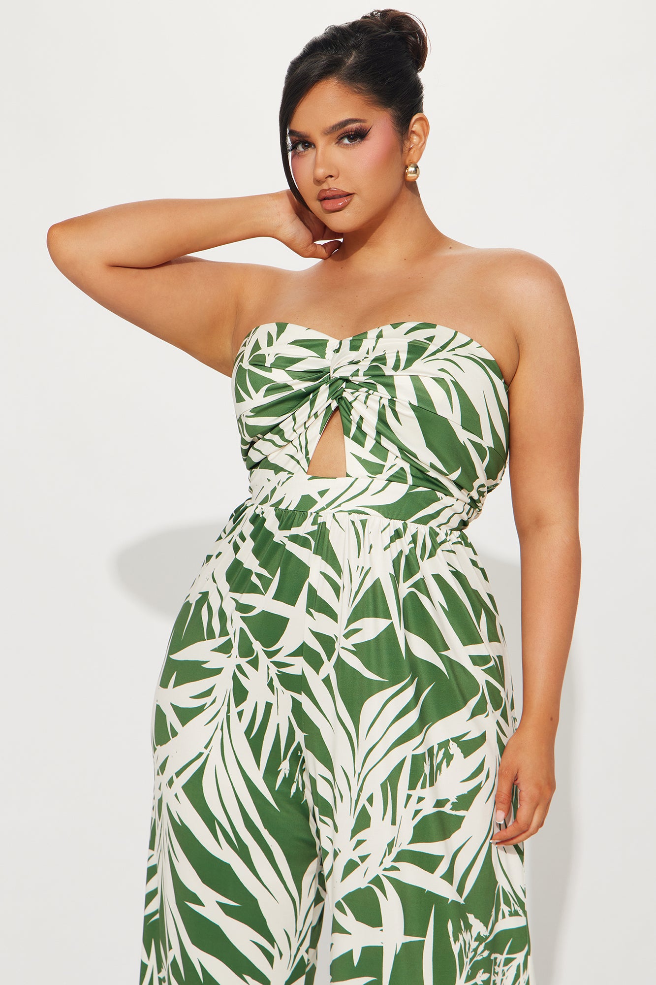 Weekend Resort Jumpsuit - Olive/combo - Image 5