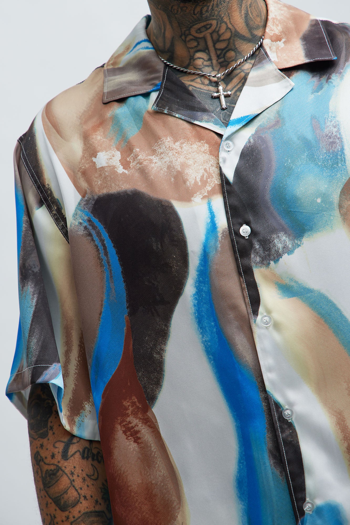 Edgehill Watercolor Shirt - Brown/combo - Image 3