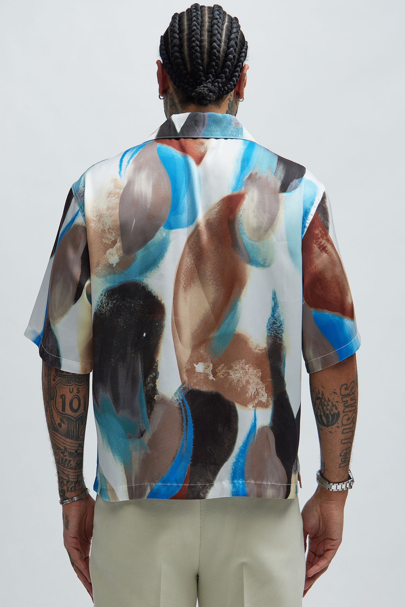 Edgehill Watercolor Shirt - Brown/combo - Image 4