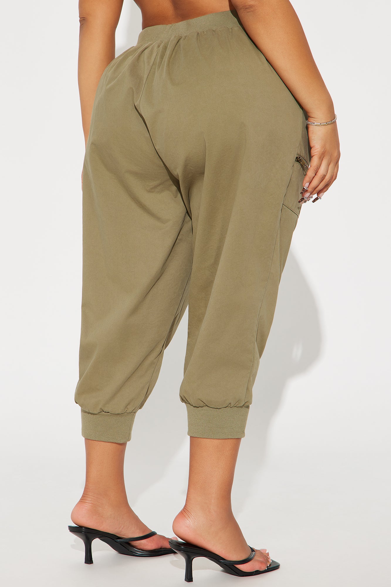 Olivia Capri Pant - Olive - Image 6