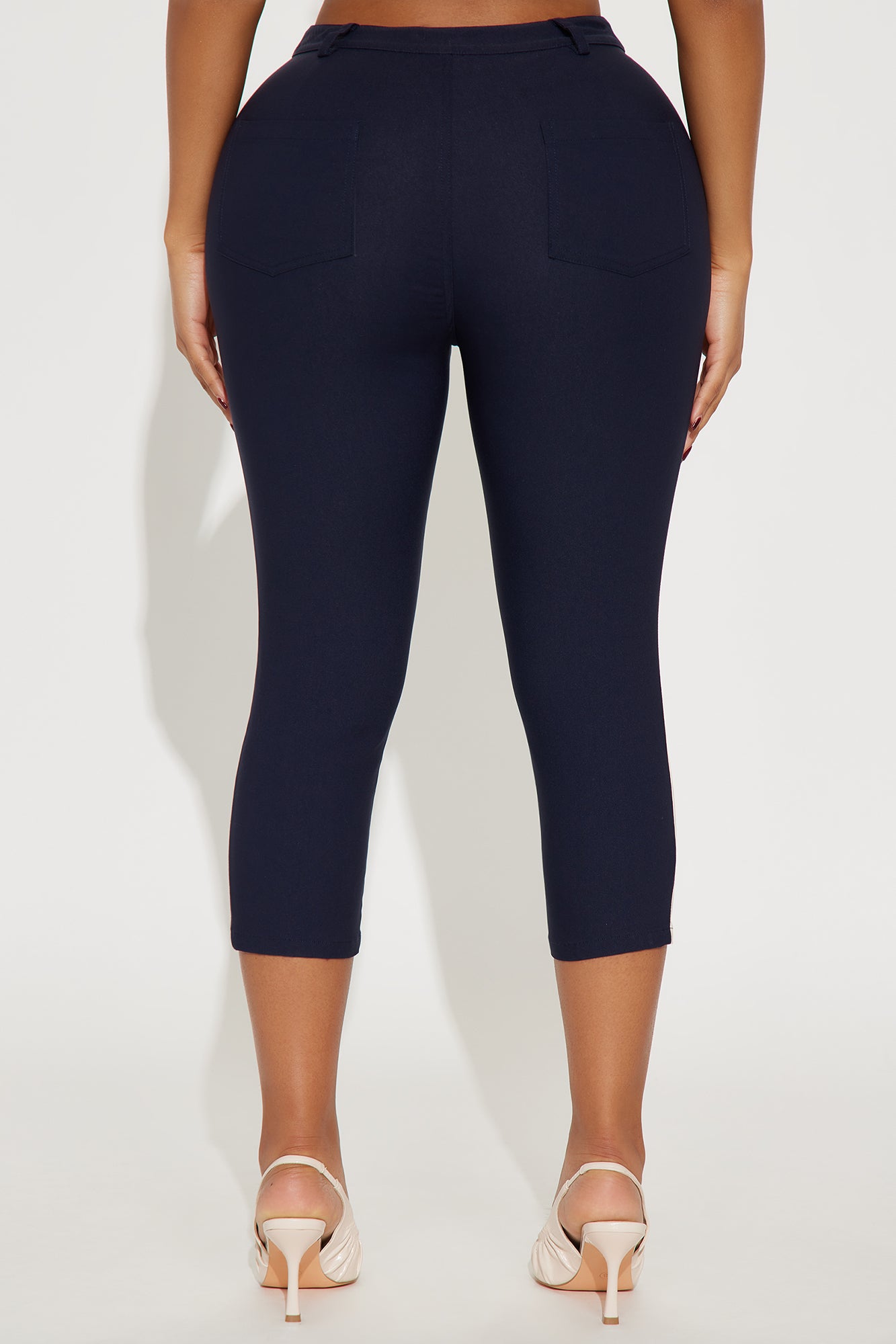 Jamie Colorblock Capri Pant - Navy/combo - Image 4