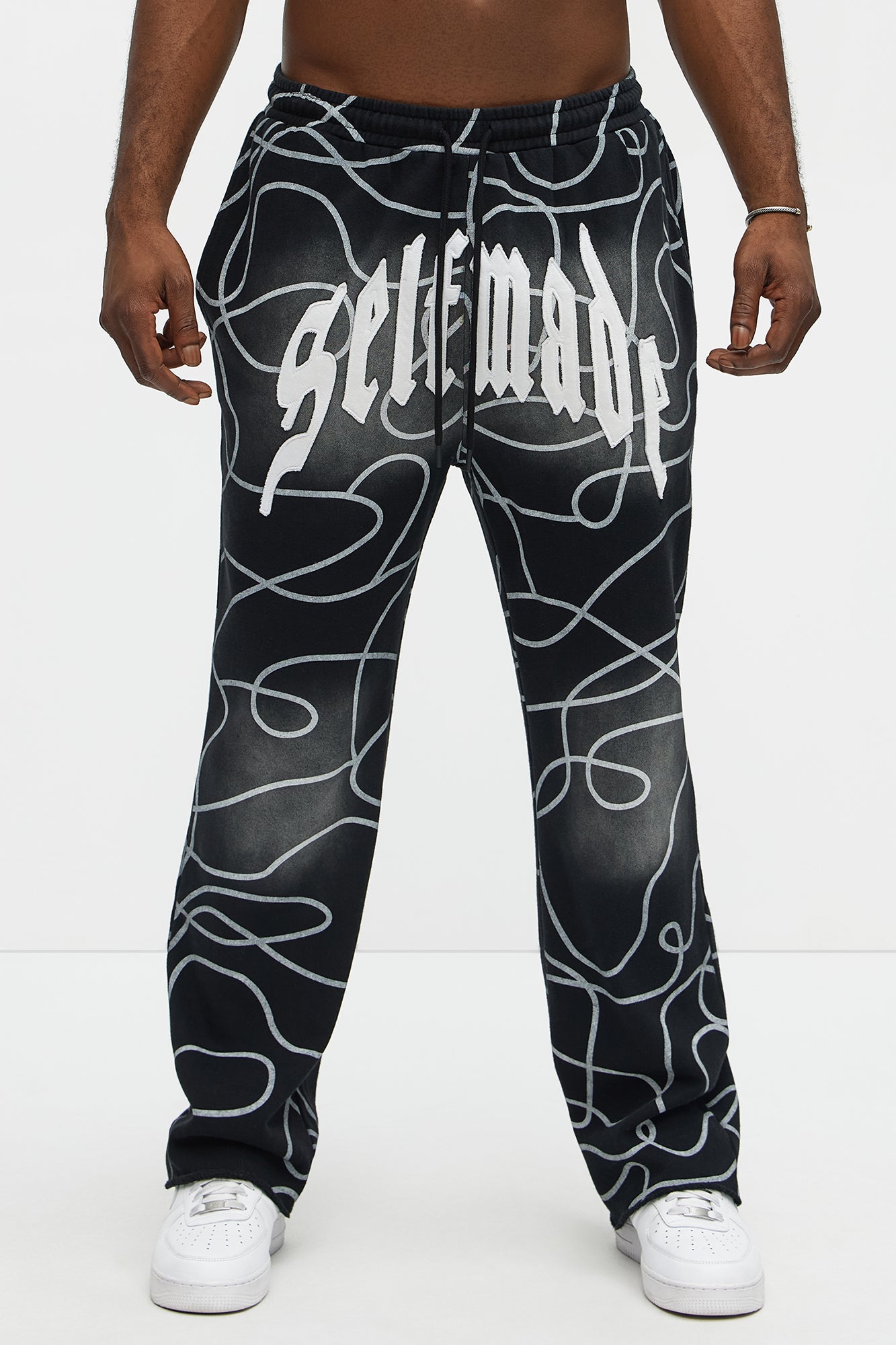Tyson Selfmade Straight Sweatpants - Black - Image 4