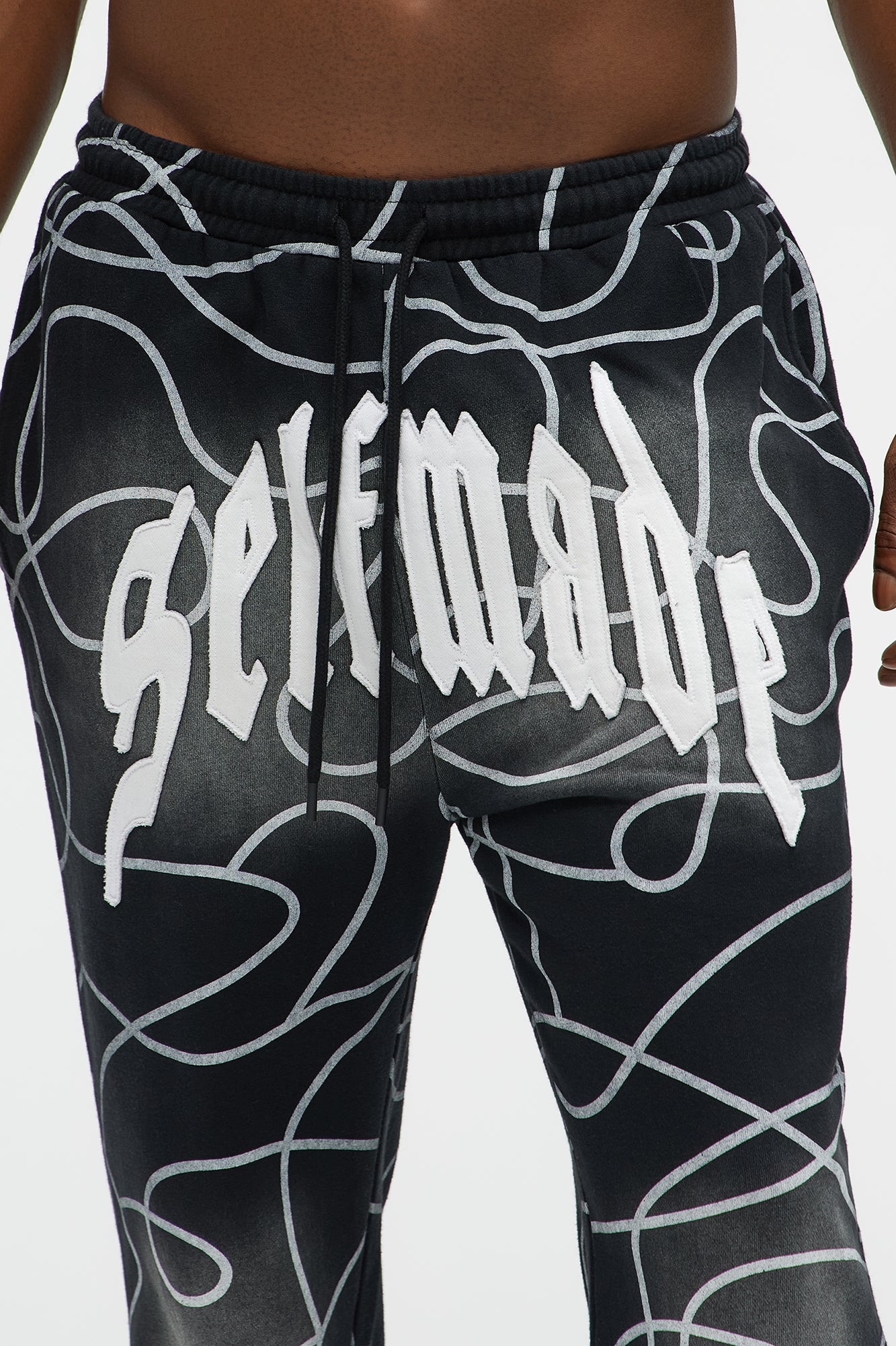 Tyson Selfmade Straight Sweatpants - Black - Image 3