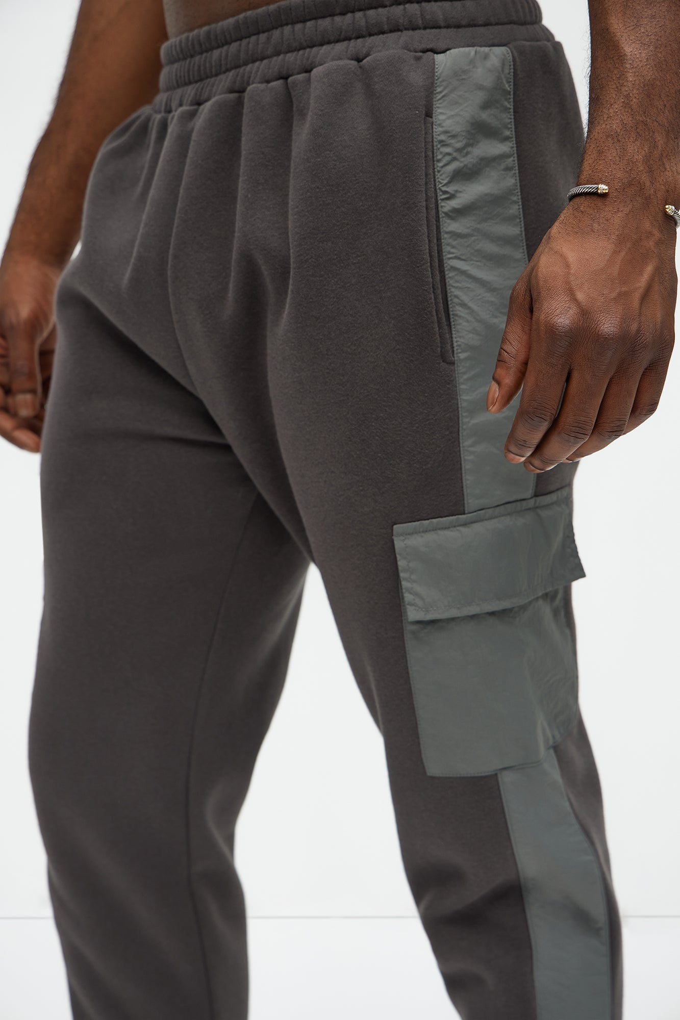 Low Key Cargo Jogger - Brown - Image 4