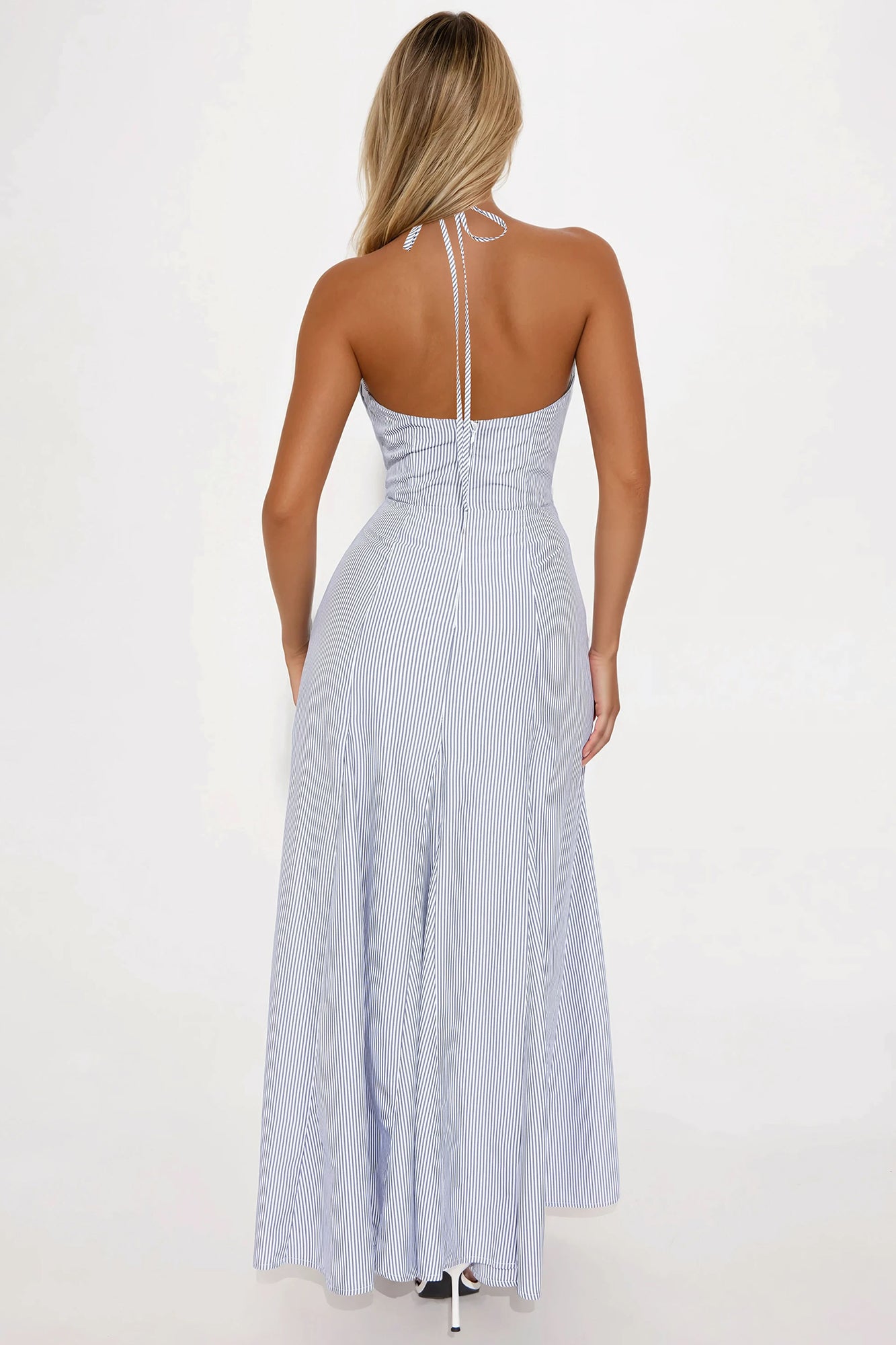 Spring Fling Striped Maxi Dress - Blue/combo - Image 3