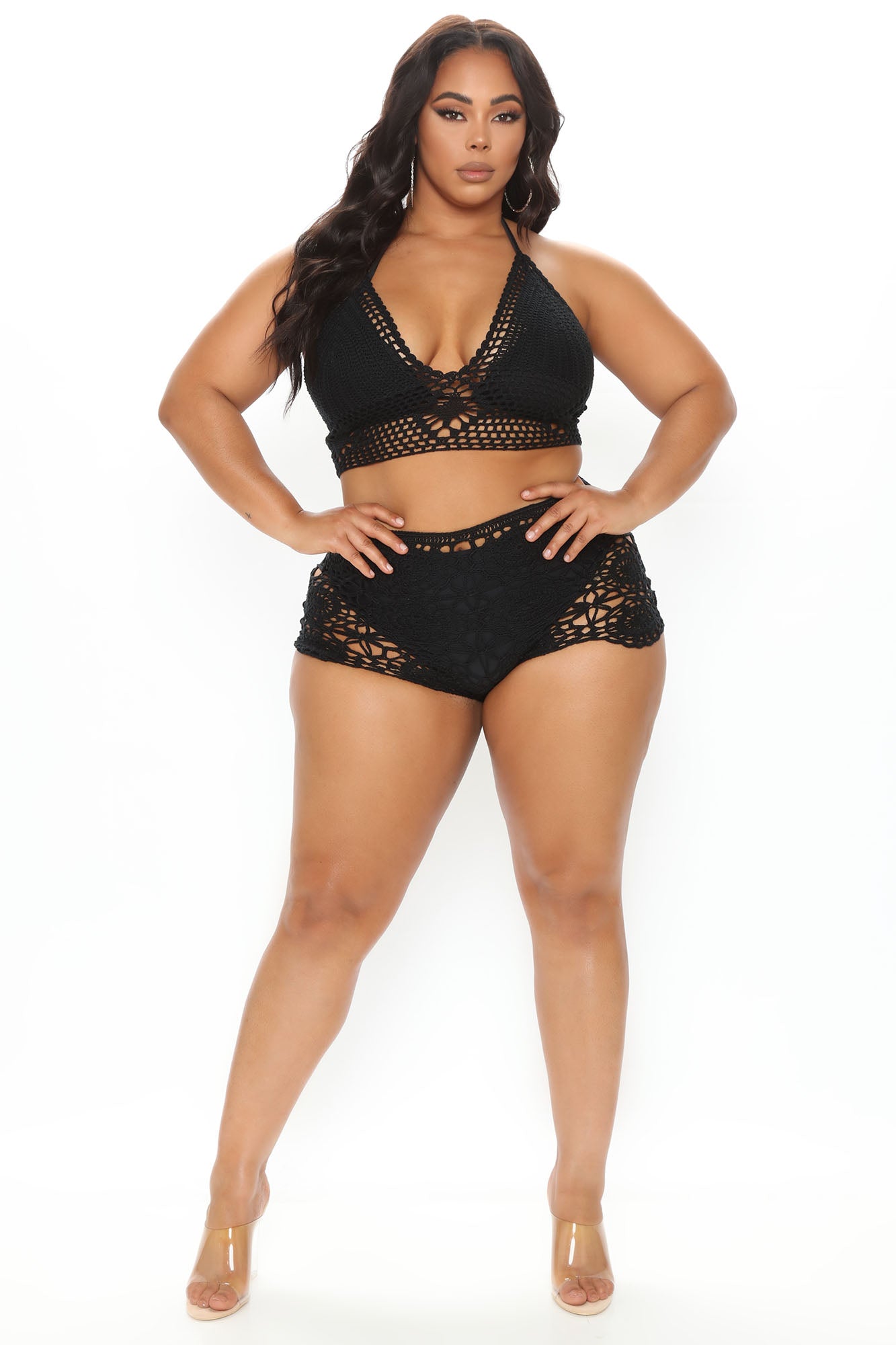 Desi Crochet Set - Black - Image 6