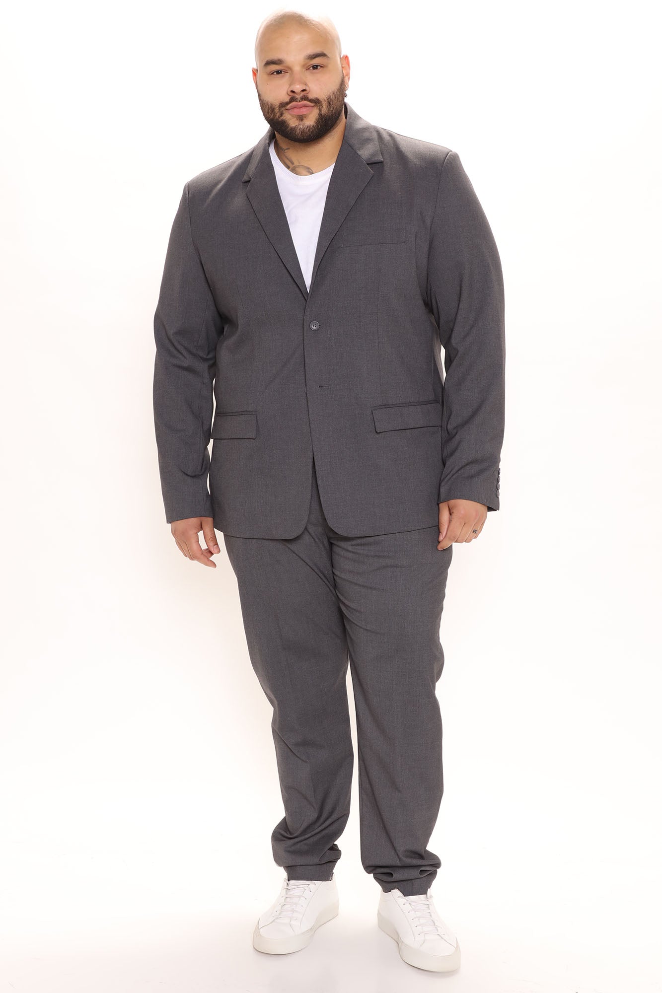 The Modern Stretch Slim Trouser - Charcoal - Image 9