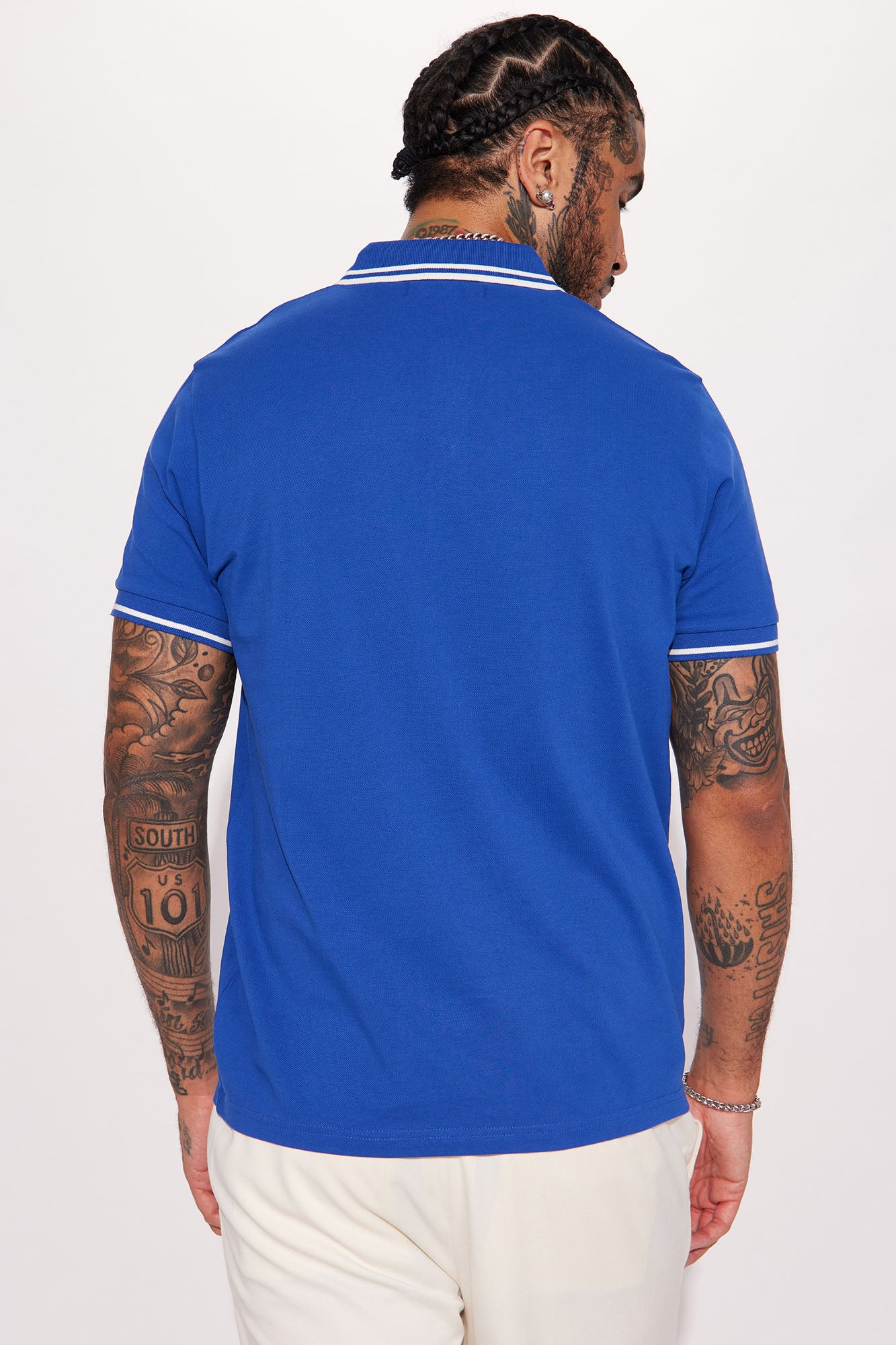 Wilson Short Sleeve Polo - Royal Blue - Image 4